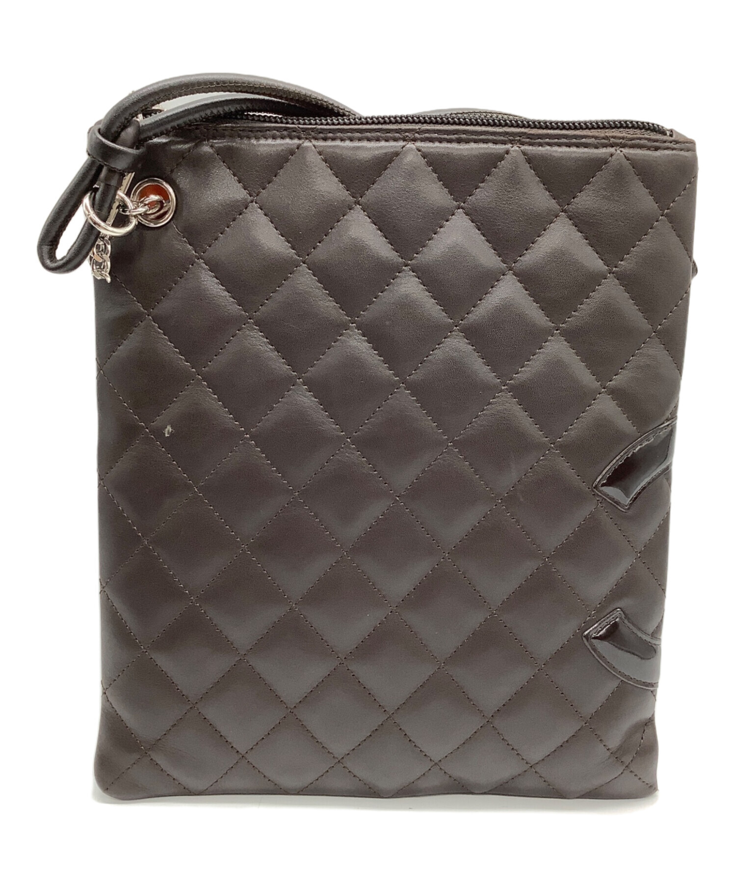 CHANEL シャネル　ショルダーバック　手提げバック ブラウン 中古・古着通販】CHANEL (シャネル) ショルダーバッグ ブラウン
