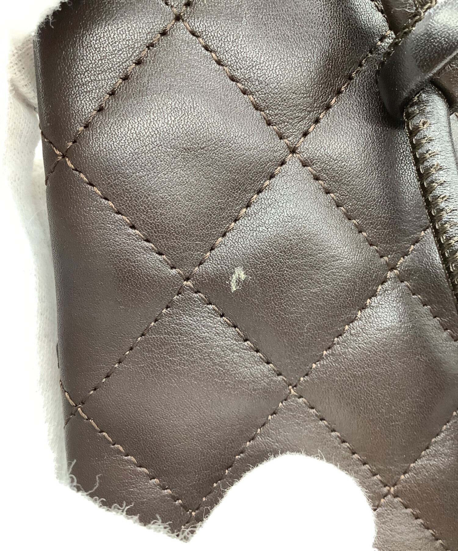 中古・古着通販】CHANEL (シャネル) ショルダーバッグ ブラウン