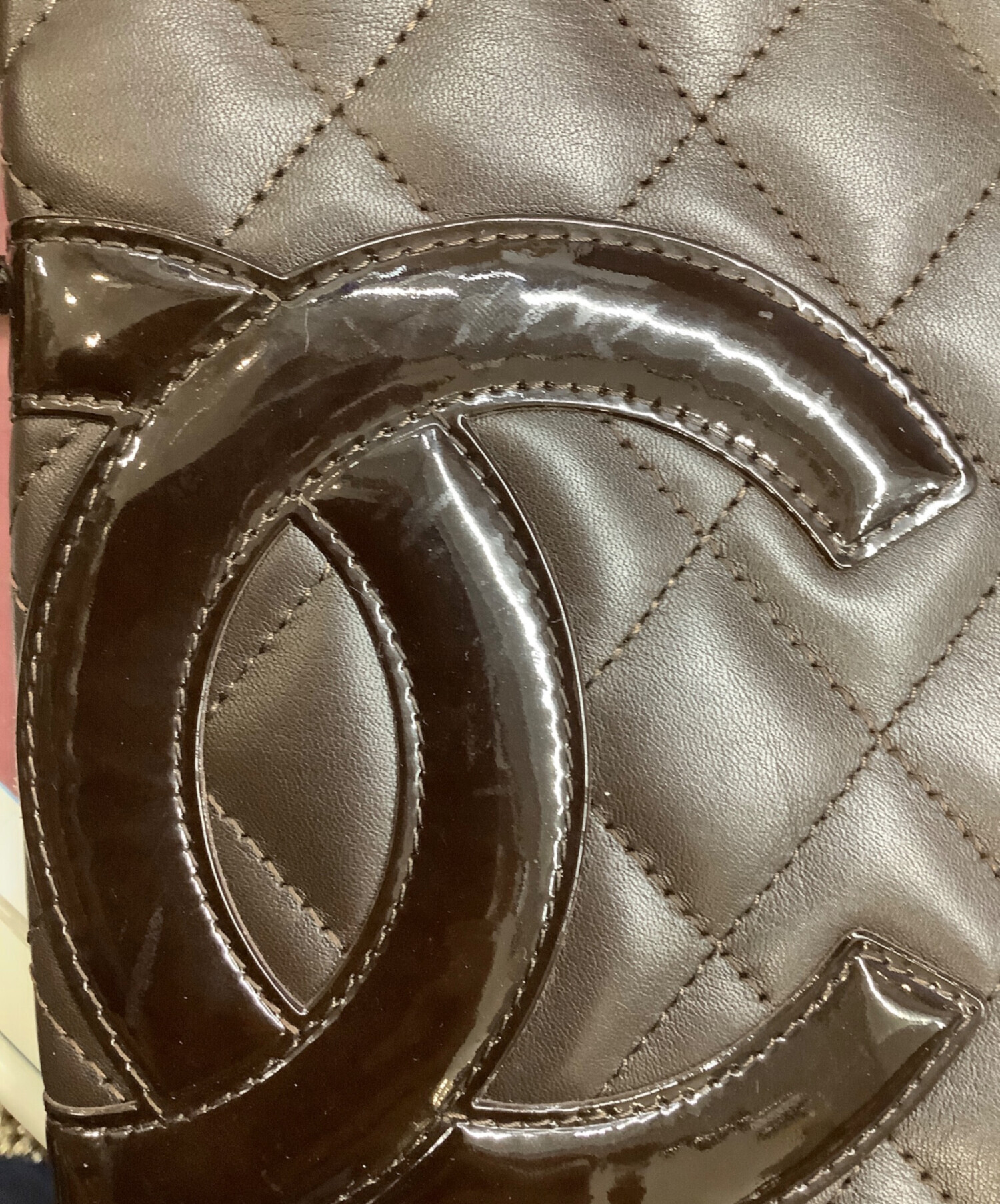 中古・古着通販】CHANEL (シャネル) ショルダーバッグ ブラウン