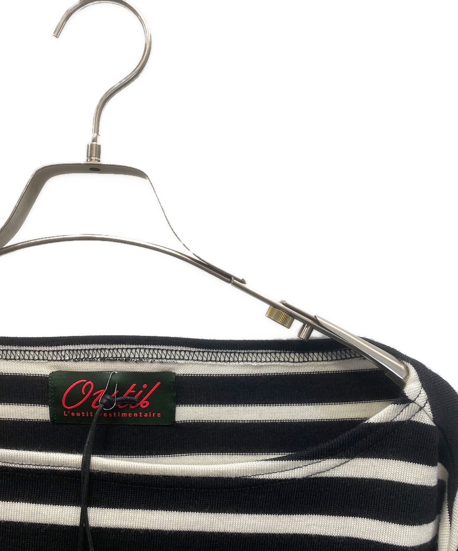 中古・古着通販】OUTIL (ウティ) ボーダーカットソー ホワイト 