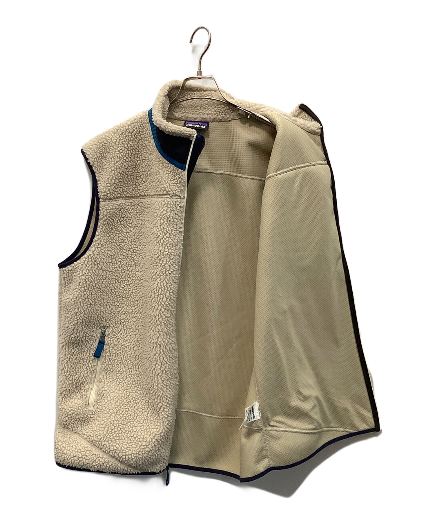 中古・古着通販】Patagonia (パタゴニア) フリースベスト ベージュ