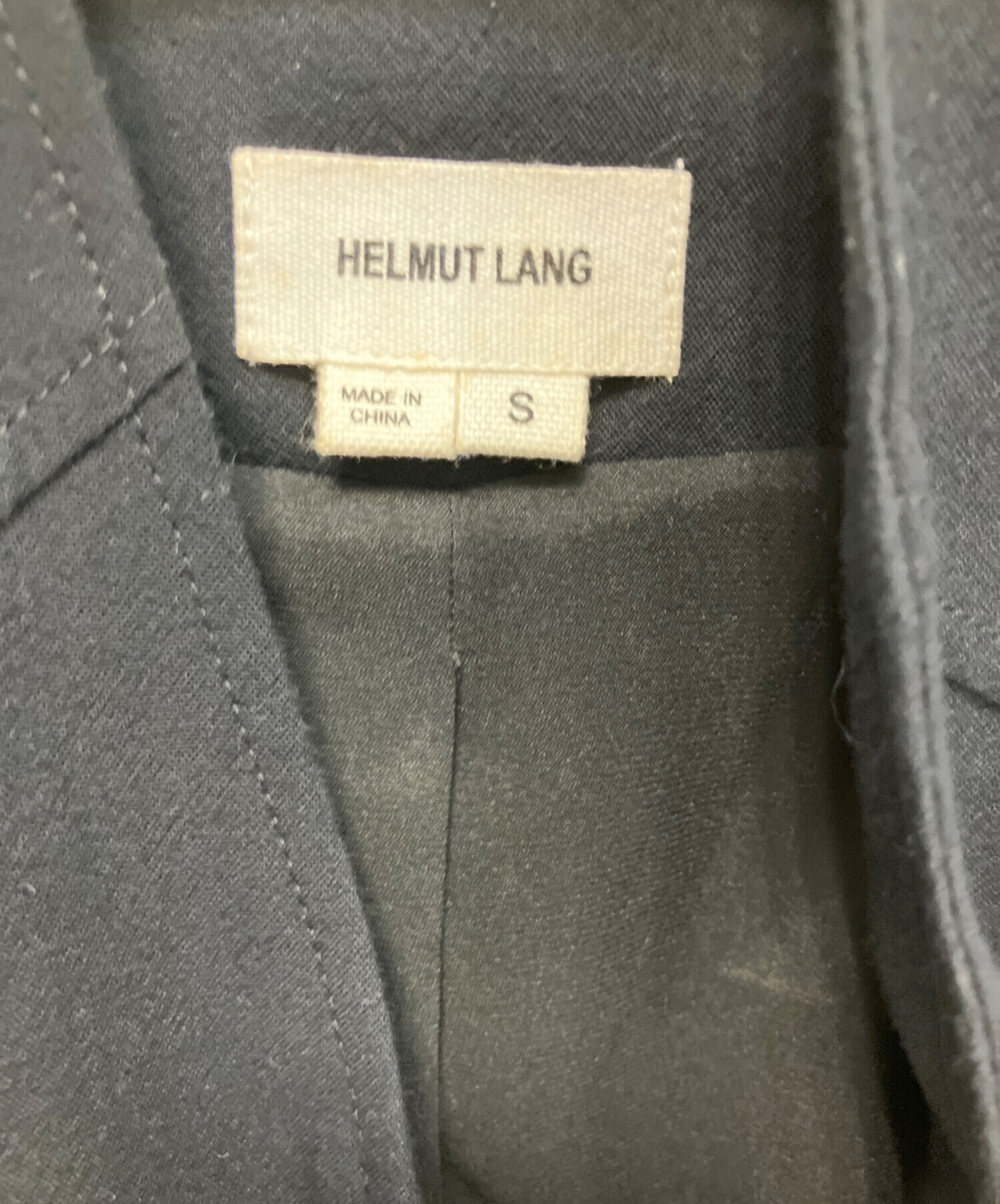中古・古着通販】HELMUT LANG (ヘルムートラング) レザー切替