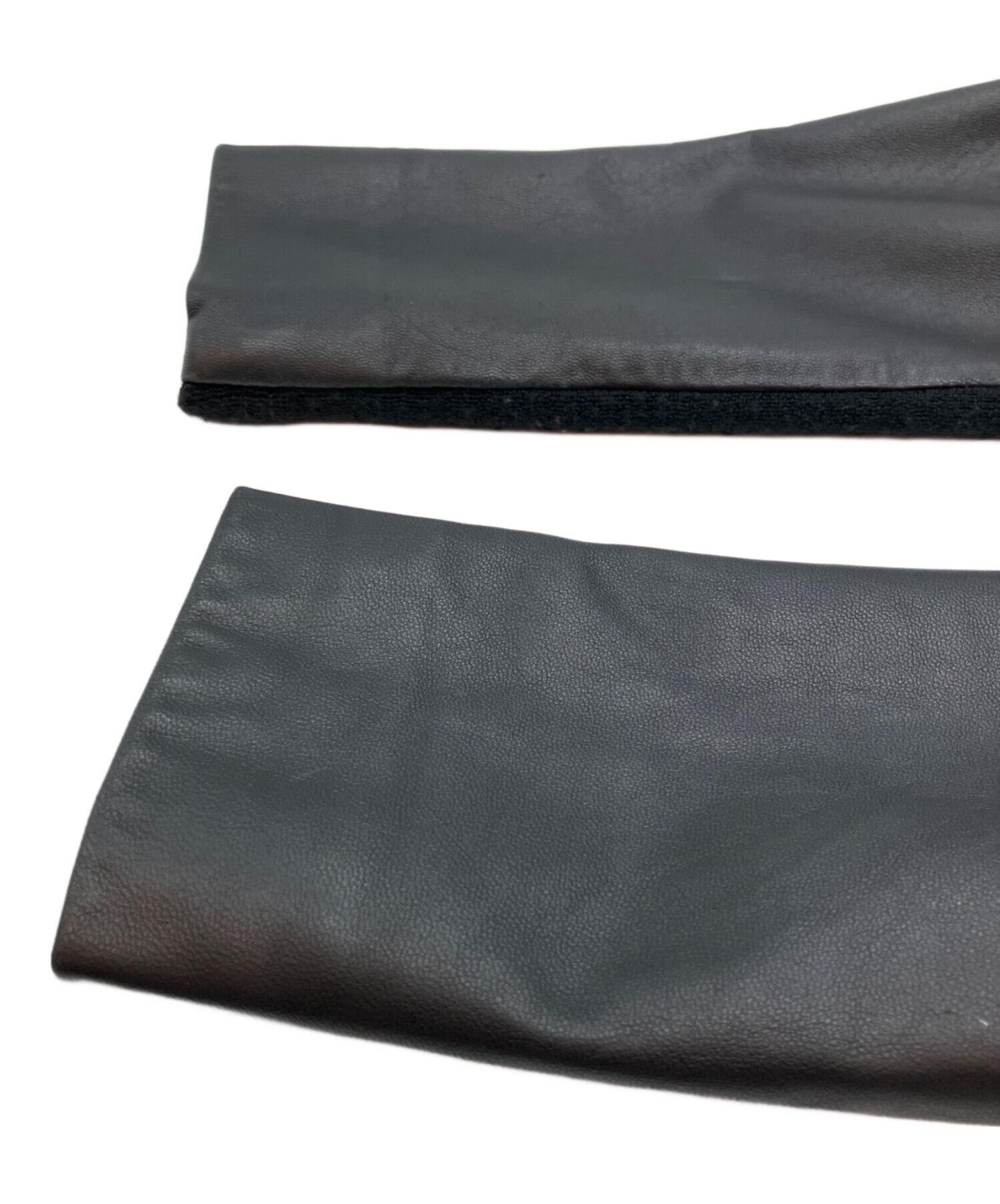 中古・古着通販】HELMUT LANG (ヘルムートラング) レザー切替
