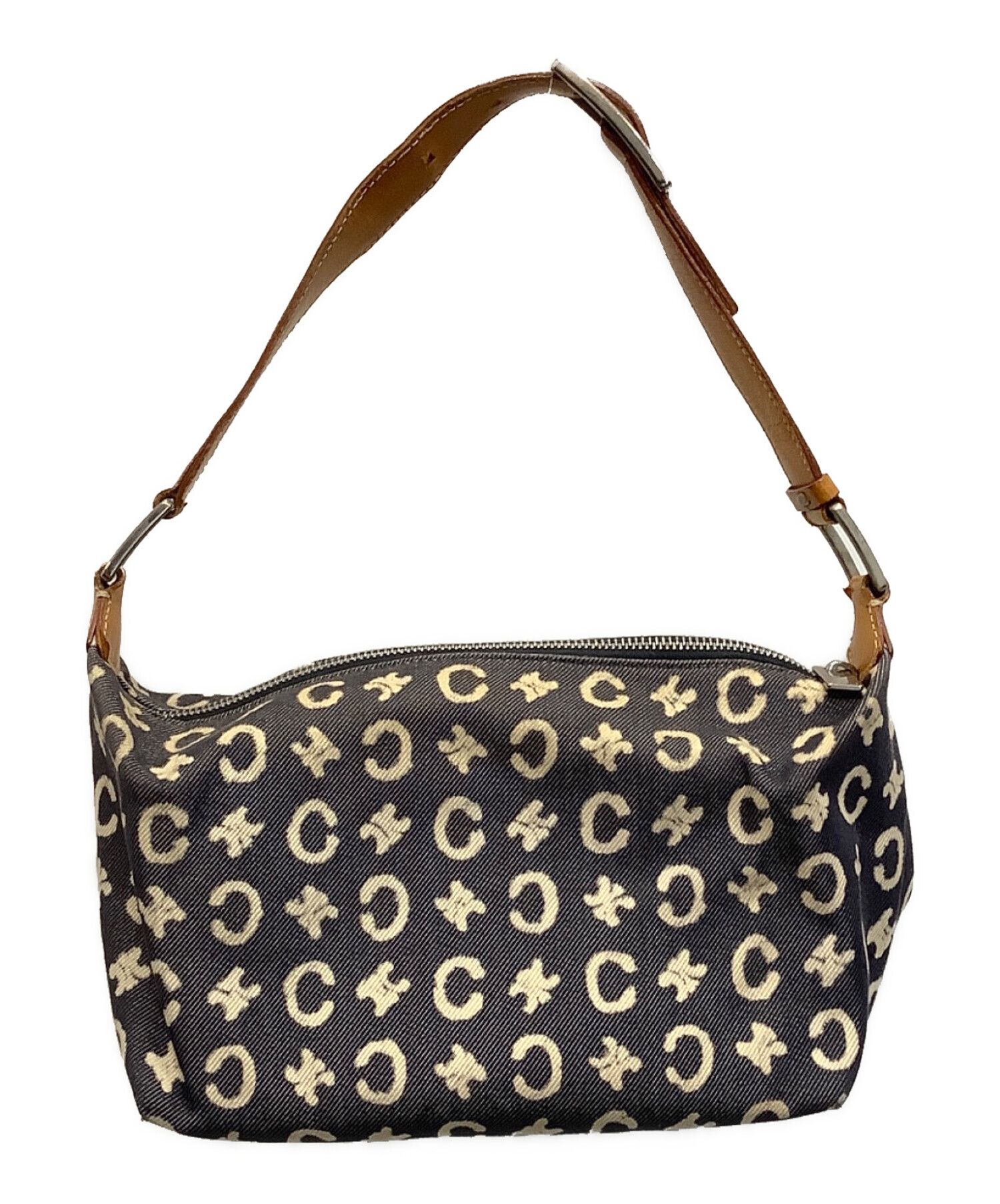 中古・古着通販】CELINE (セリーヌ) ワンショルダーバッグ ネイビー 