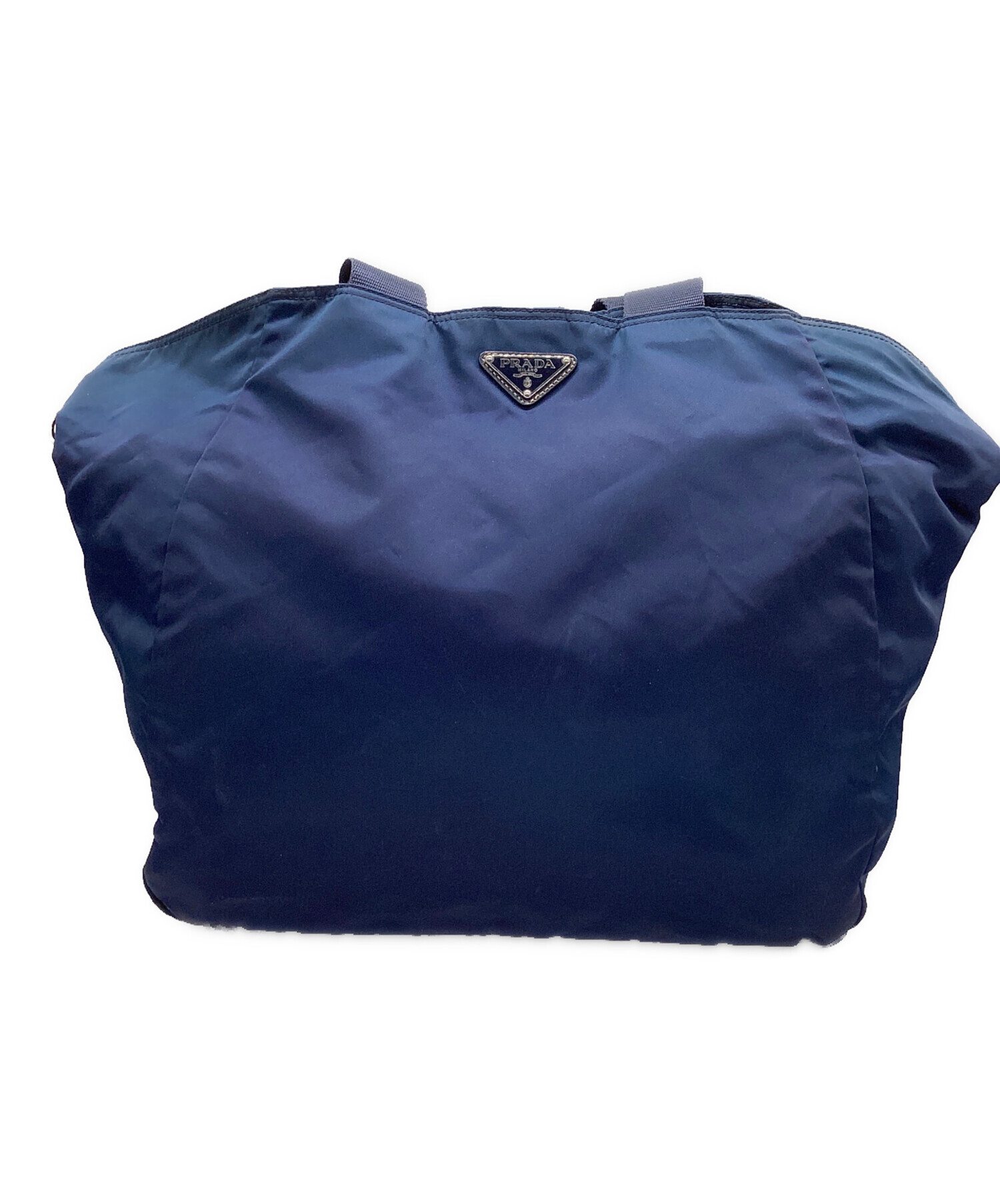 PRADA / プラダ トートバッグ ネイビー ブランド 中古（バッグ プラダ 
