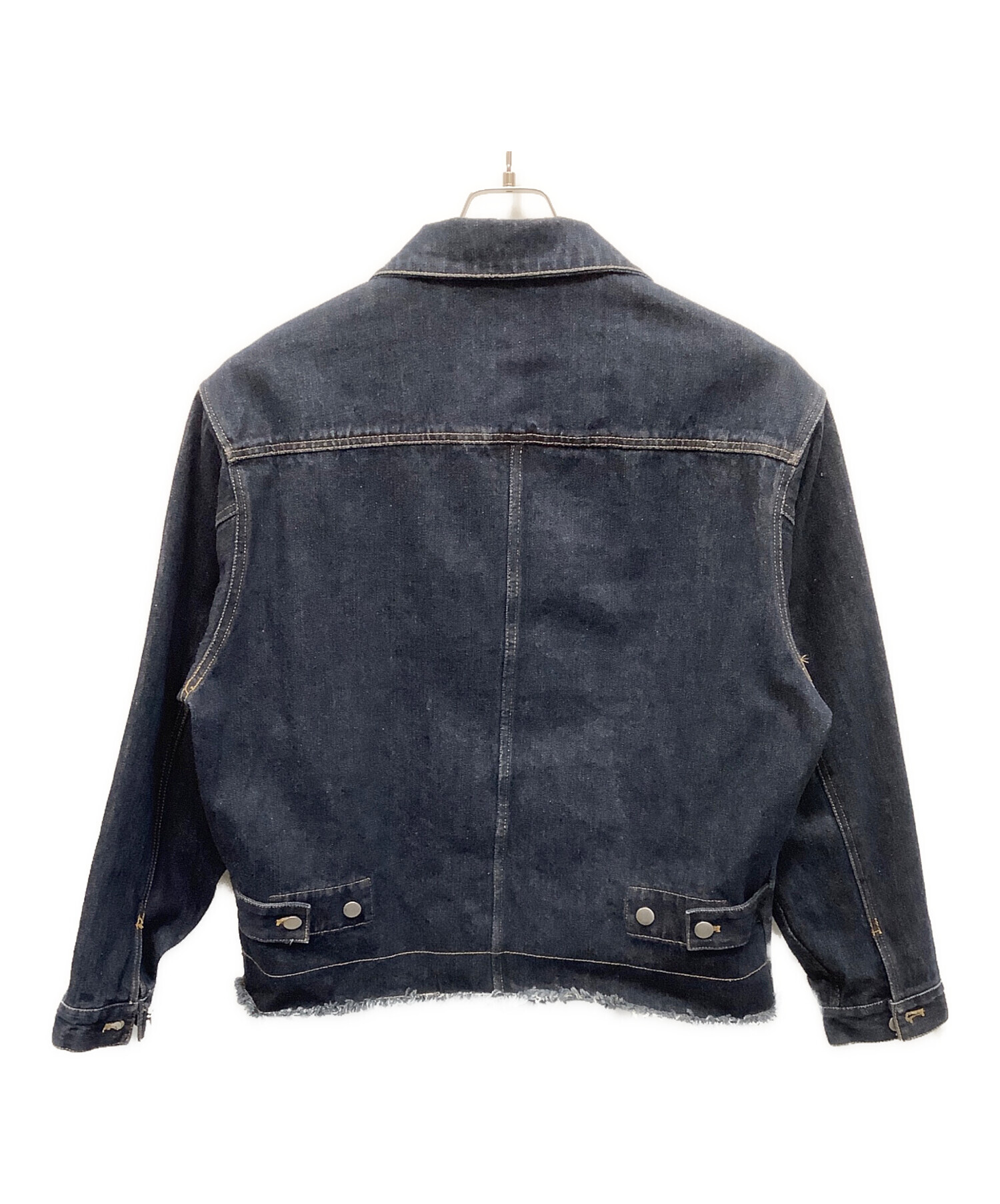 中古・古着通販】soerte (ソエルテ) Cut-off denim jacket インディゴ 