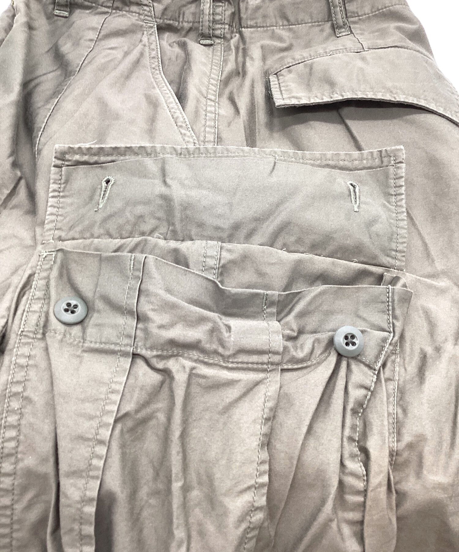 最終値下げ　Needles ヒザデルカーゴパンツ　カーキ　 M 中古・古着通販】Needles (ニードルズ) ヒザデルカーゴパンツ カーキ