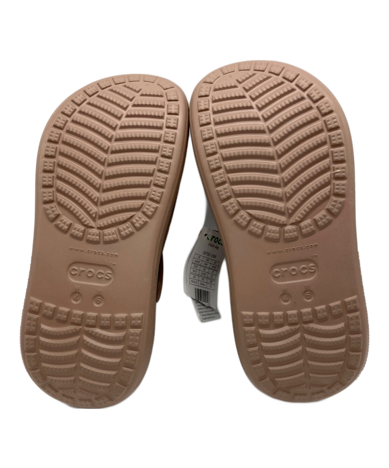 中古・古着通販】crocs (クロックス) クラッシュ クロッグ 厚底