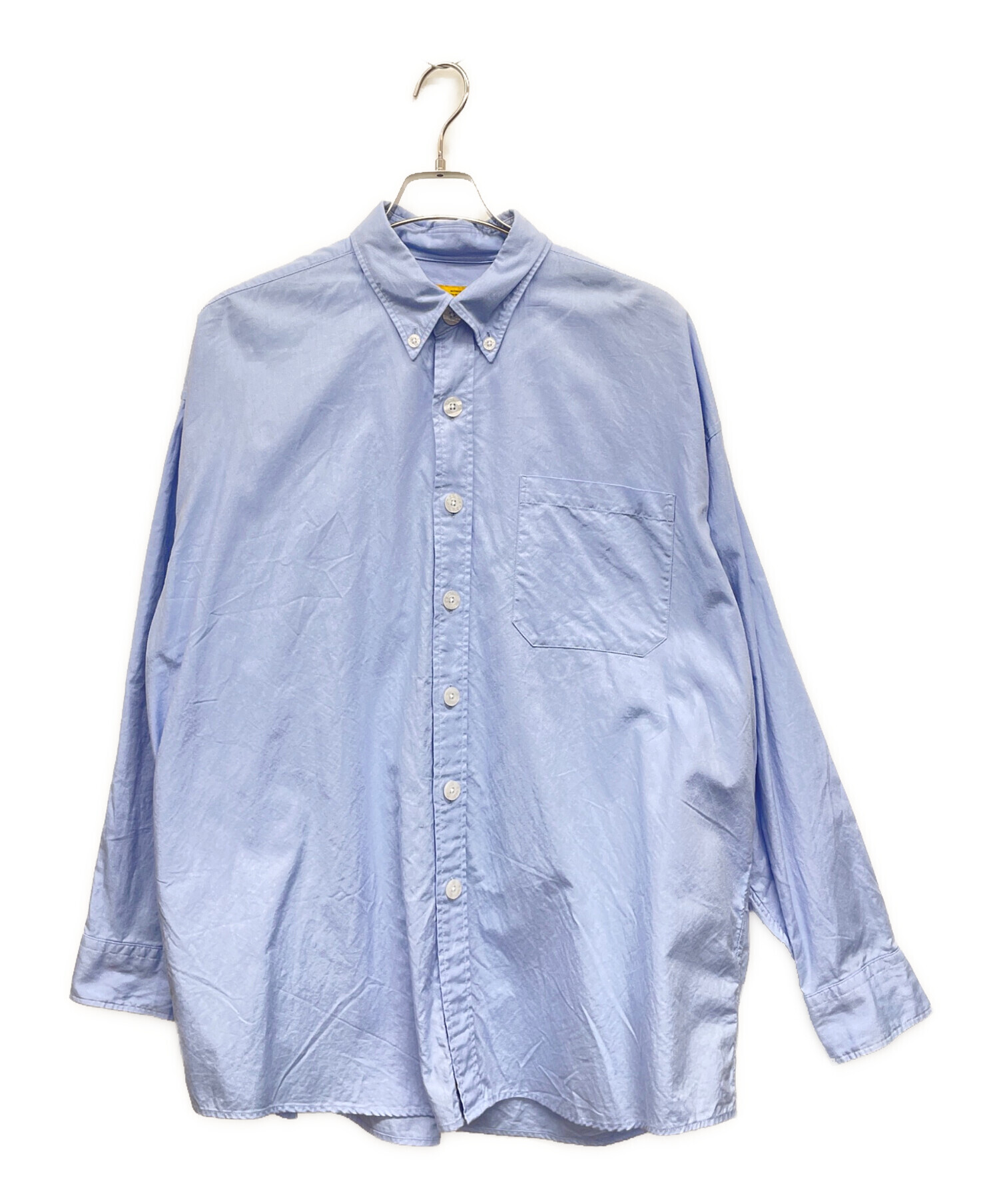 中古・古着通販】FAT (エフエーティー) ロングスリーブシャツ ブルー 