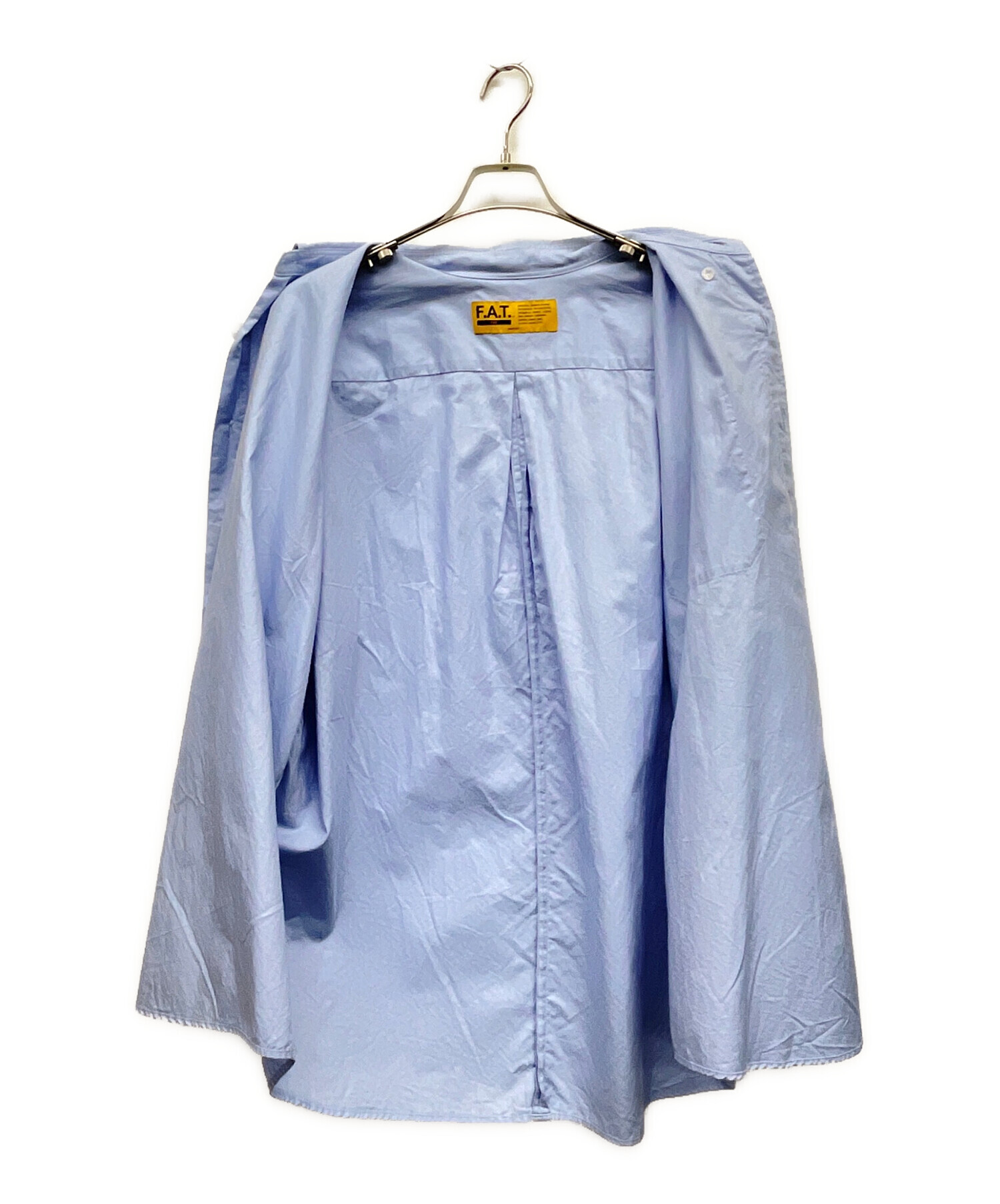 中古・古着通販】FAT (エフエーティー) ロングスリーブシャツ ブルー 