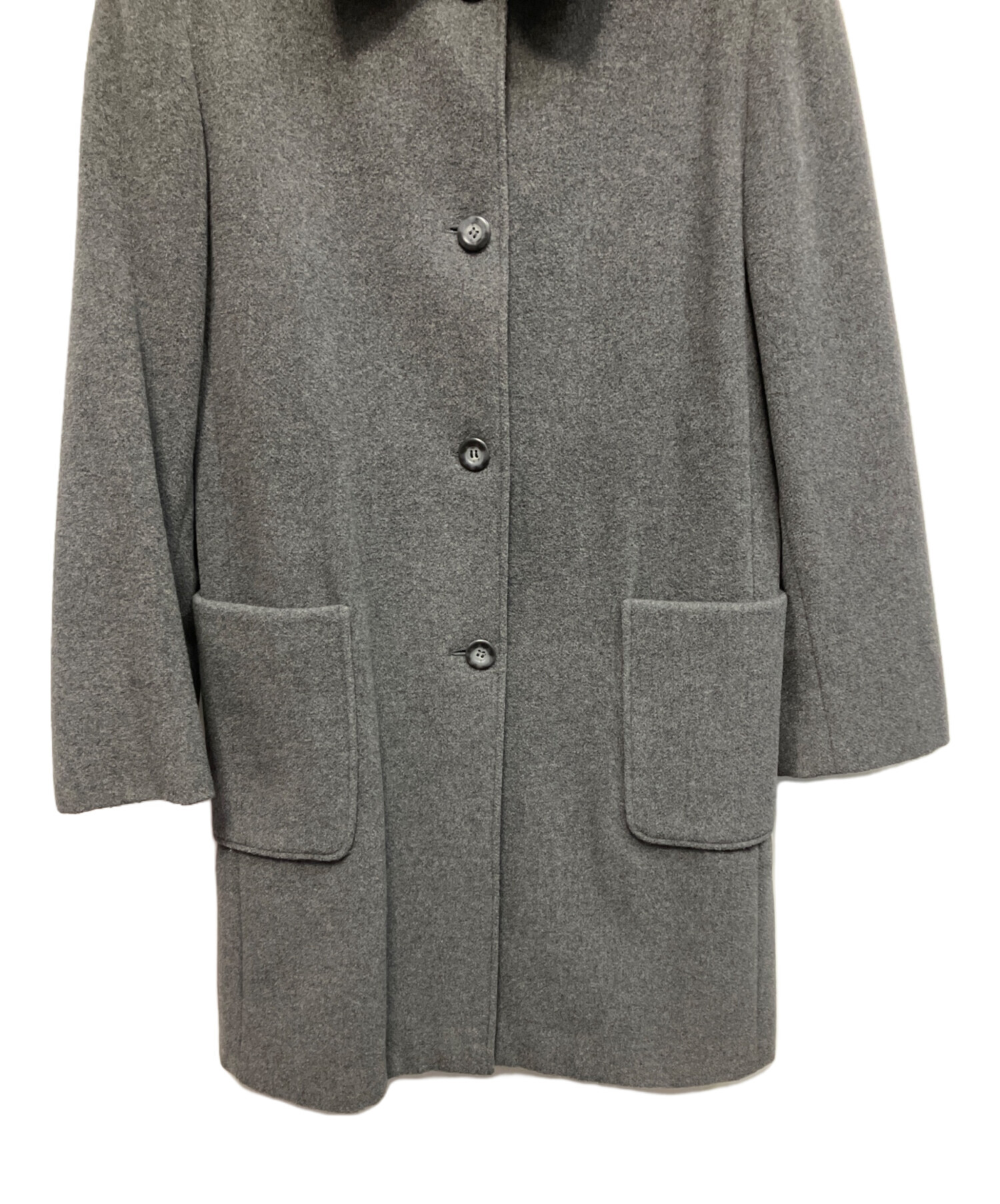 中古・古着通販】MAX&Co. (マックスアンドコー) ウールコート グレー
