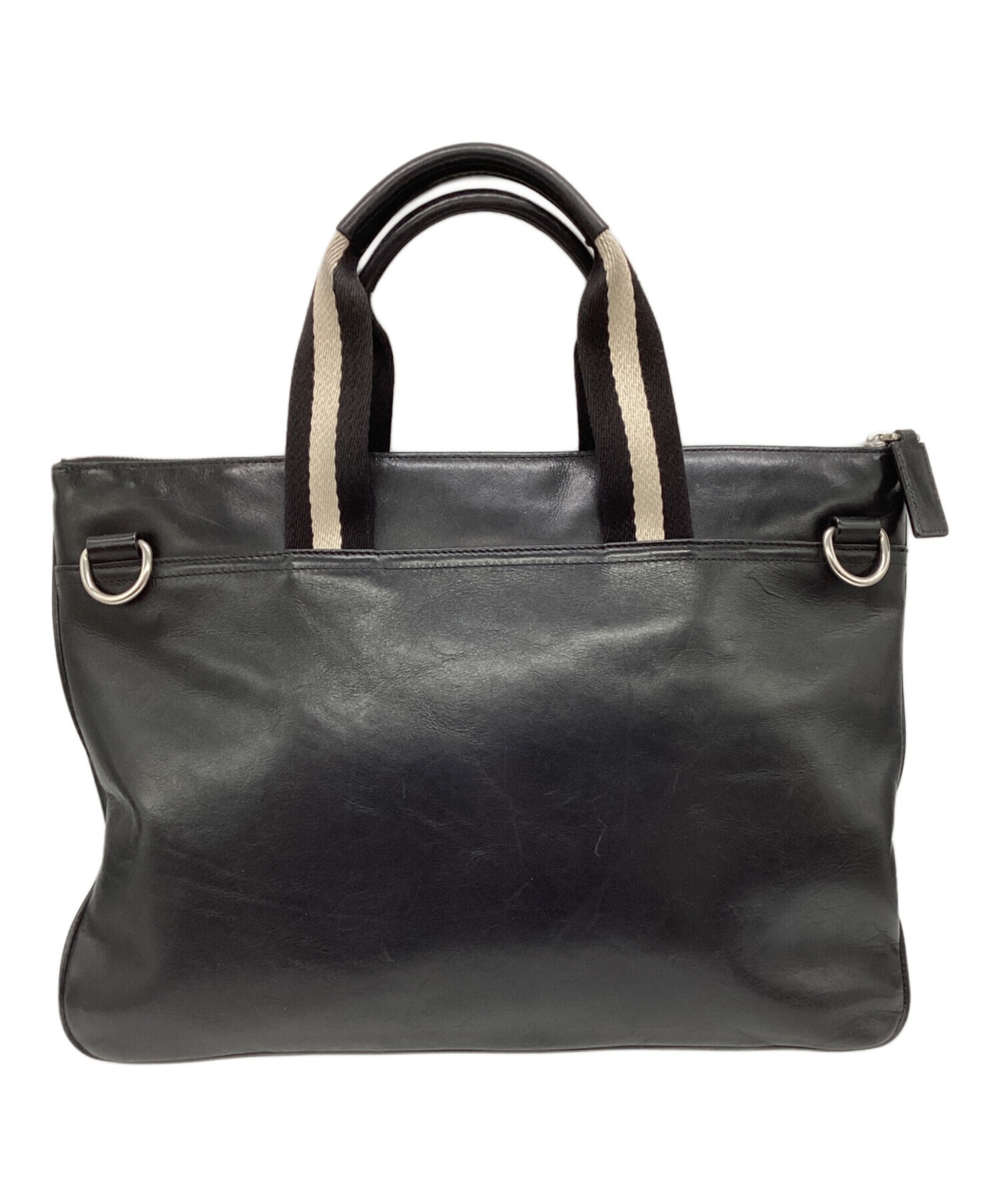 中古・古着通販】BALLY (バリー) ビジネスバッグ ブラック｜ブランド 