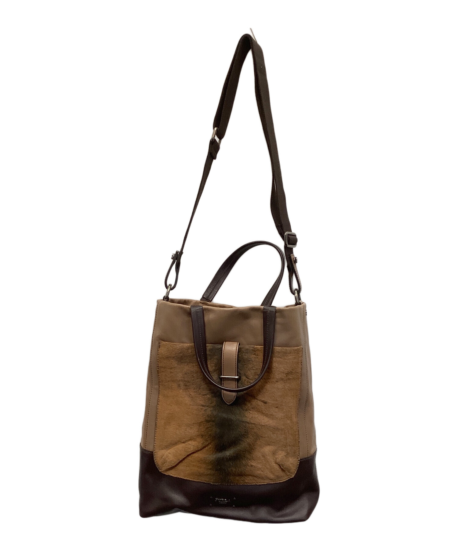 中古・古着通販】FURLA UOMO (フルラ ウオモ) トートバッグ ブラウン 