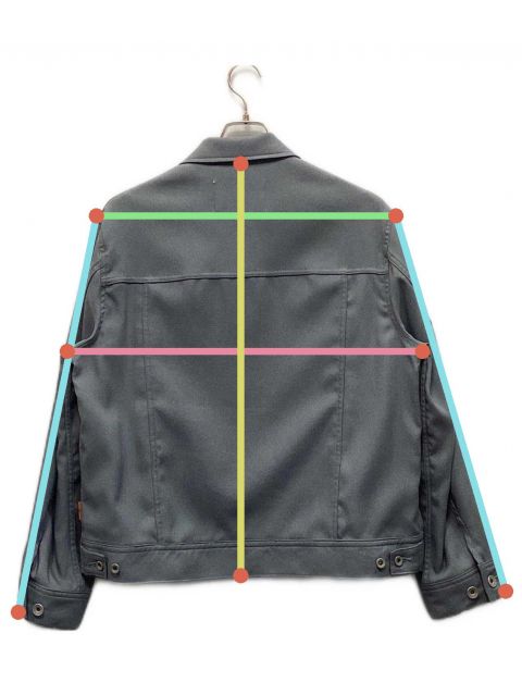 中古・古着通販】DAIRIKU (ダイリク) Regular polyester jacket グレー