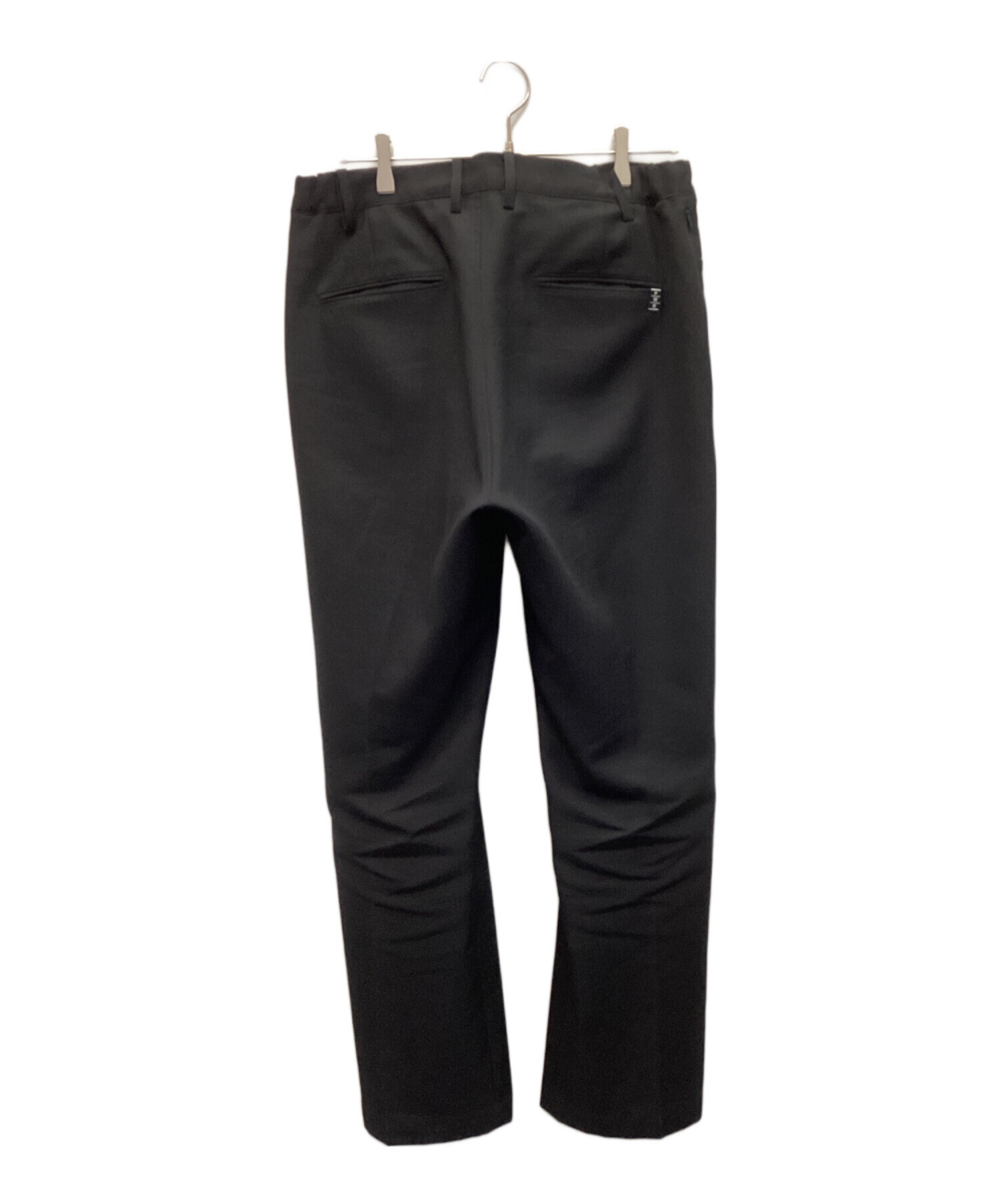 PWA ブラック スラックス PWA プア UNI-03 スリム スラックス