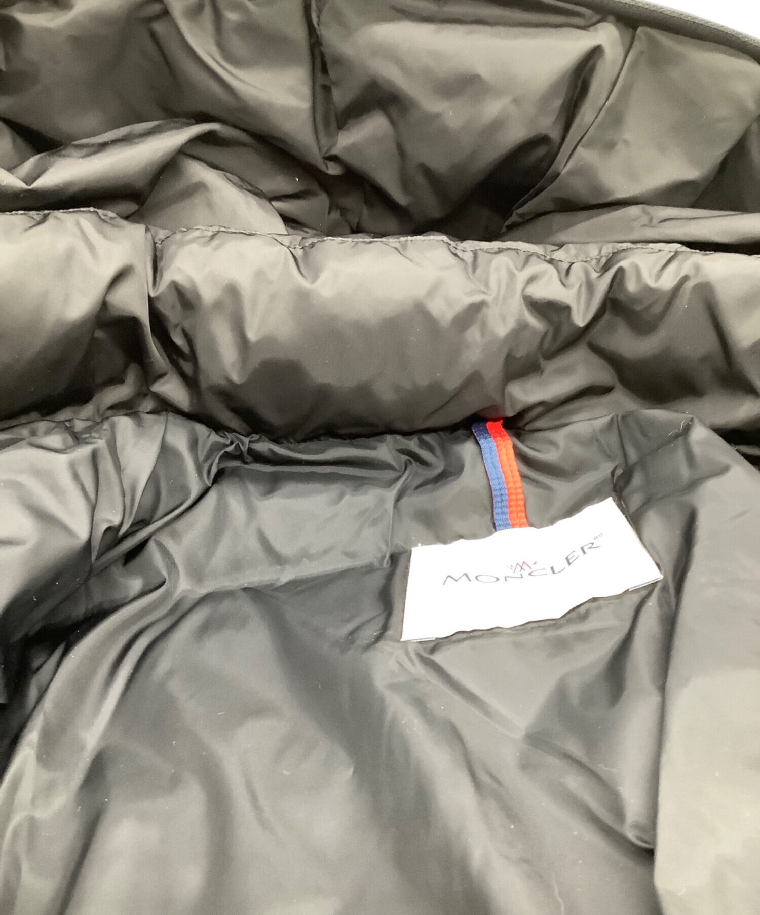中古・古着通販】MONCLER (モンクレール) ダウンコート ブラック 