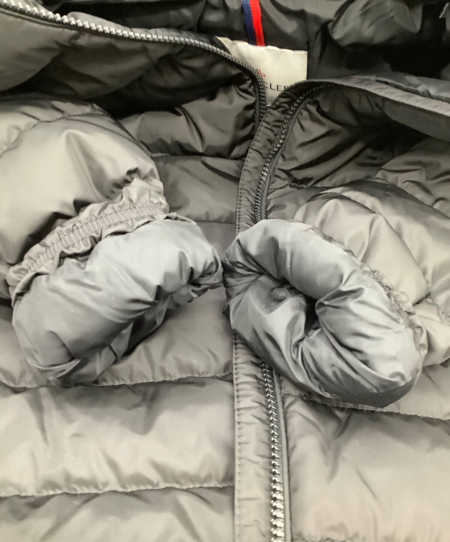 MONCLER CAYOLLE ダークグレー ダウンジャケットXS 12A