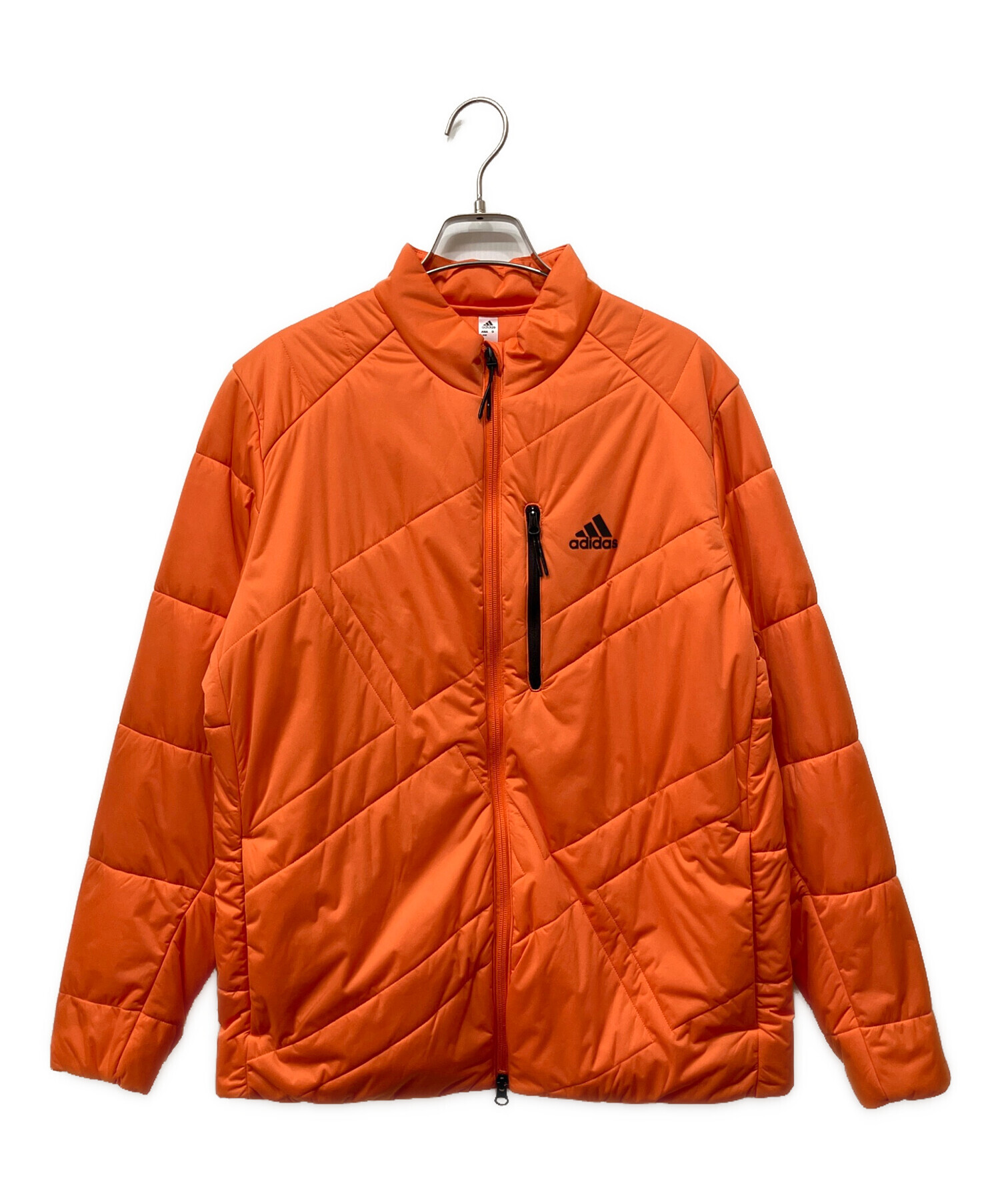 中古・古着通販】adidas (アディダス) 中綿ジャケット オレンジ サイズ