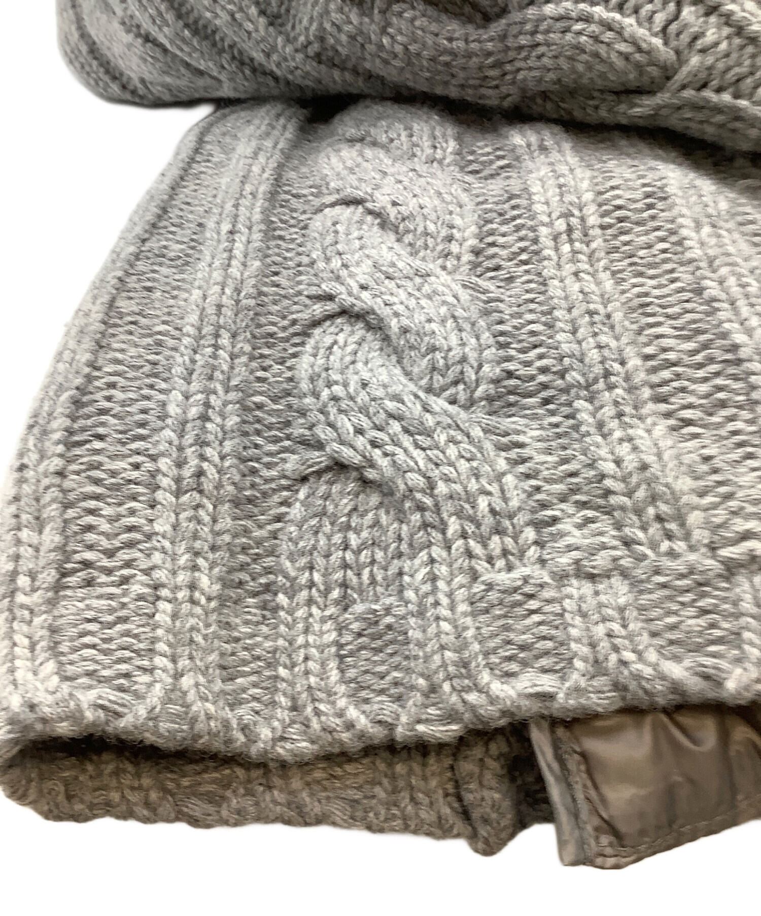 中古・古着通販】MONCLER (モンクレール) ニット切替ダウンベスト