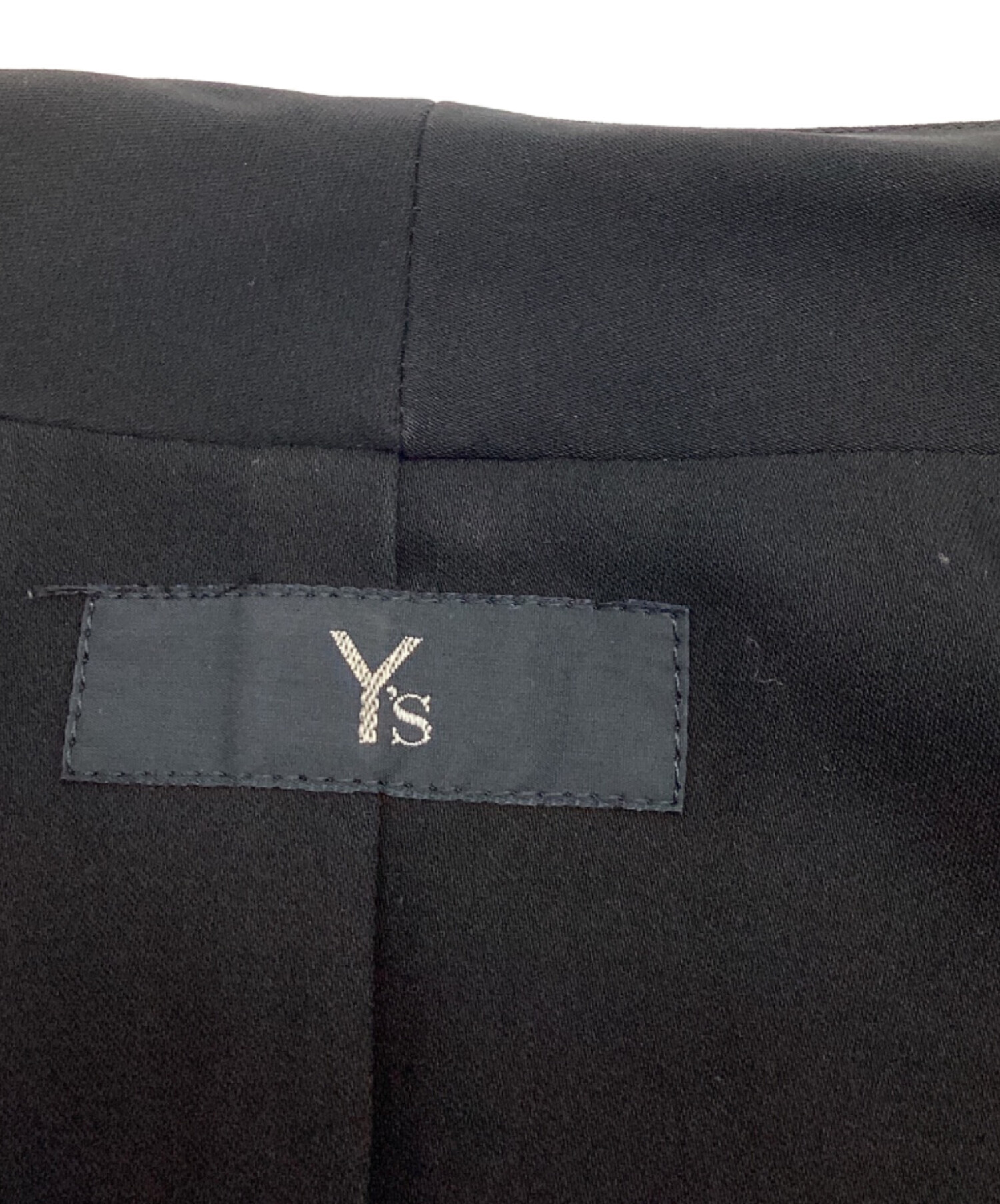 中古・古着通販】Y's (ワイズ) フォーマルデザインワンピース ブラック