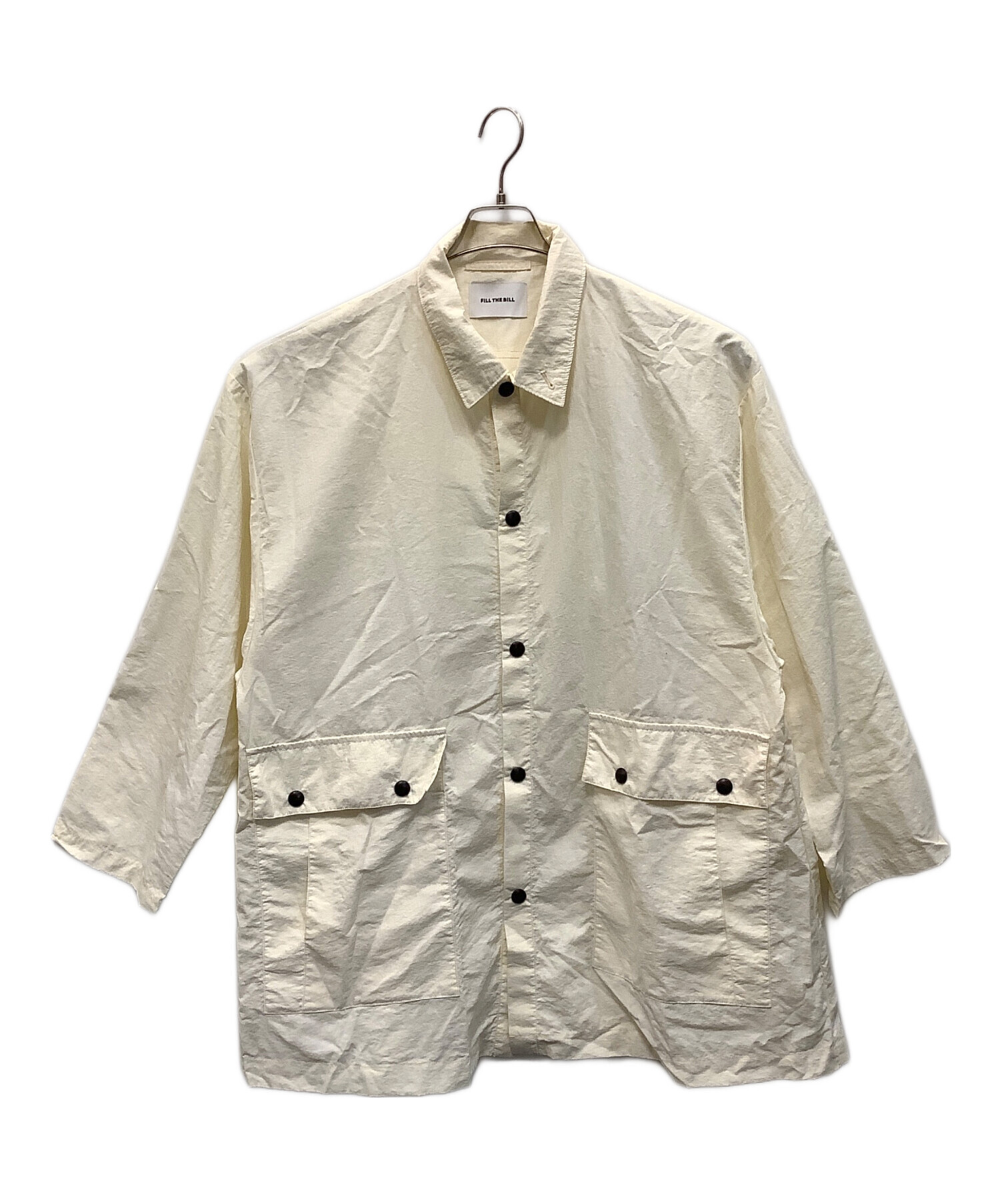 fill the bill フィッシングジャケット 中古・古着通販】FILL THE BILL (フィルザビル) PACKABLE COACH JACKET