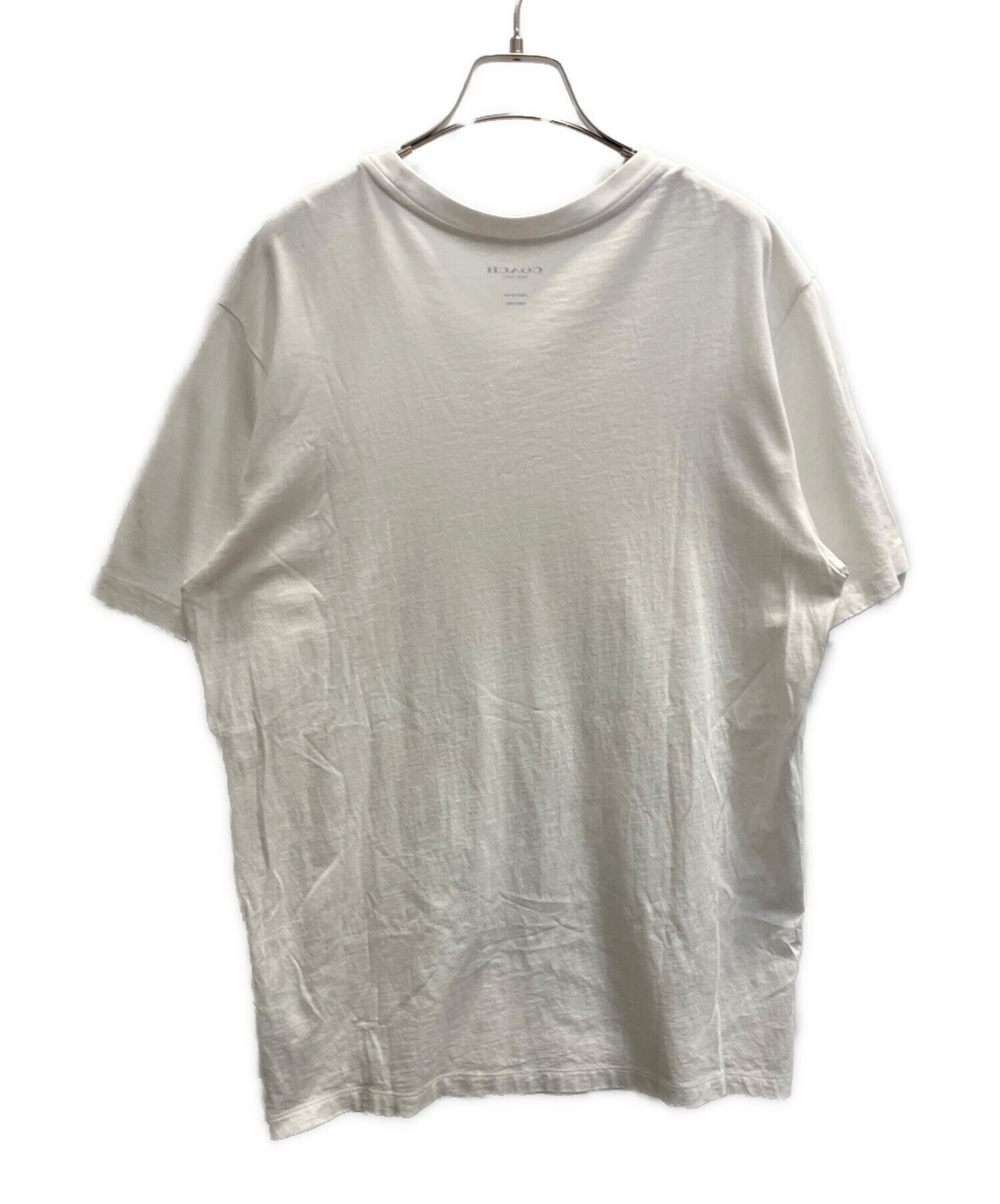 中古・古着通販】COACH (コーチ) Tシャツ ホワイト サイズ:L