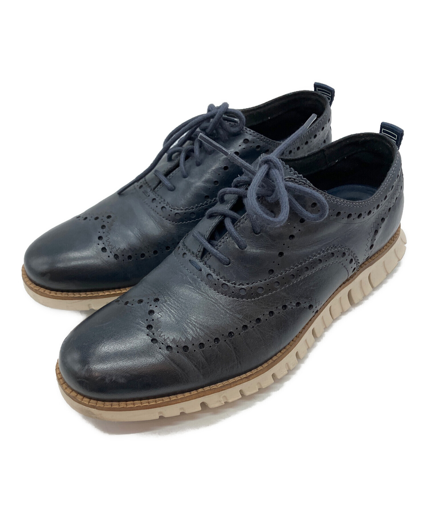 中古・古着通販】COLE HAAN (コールハーン) レザーシューズ ネイビー 