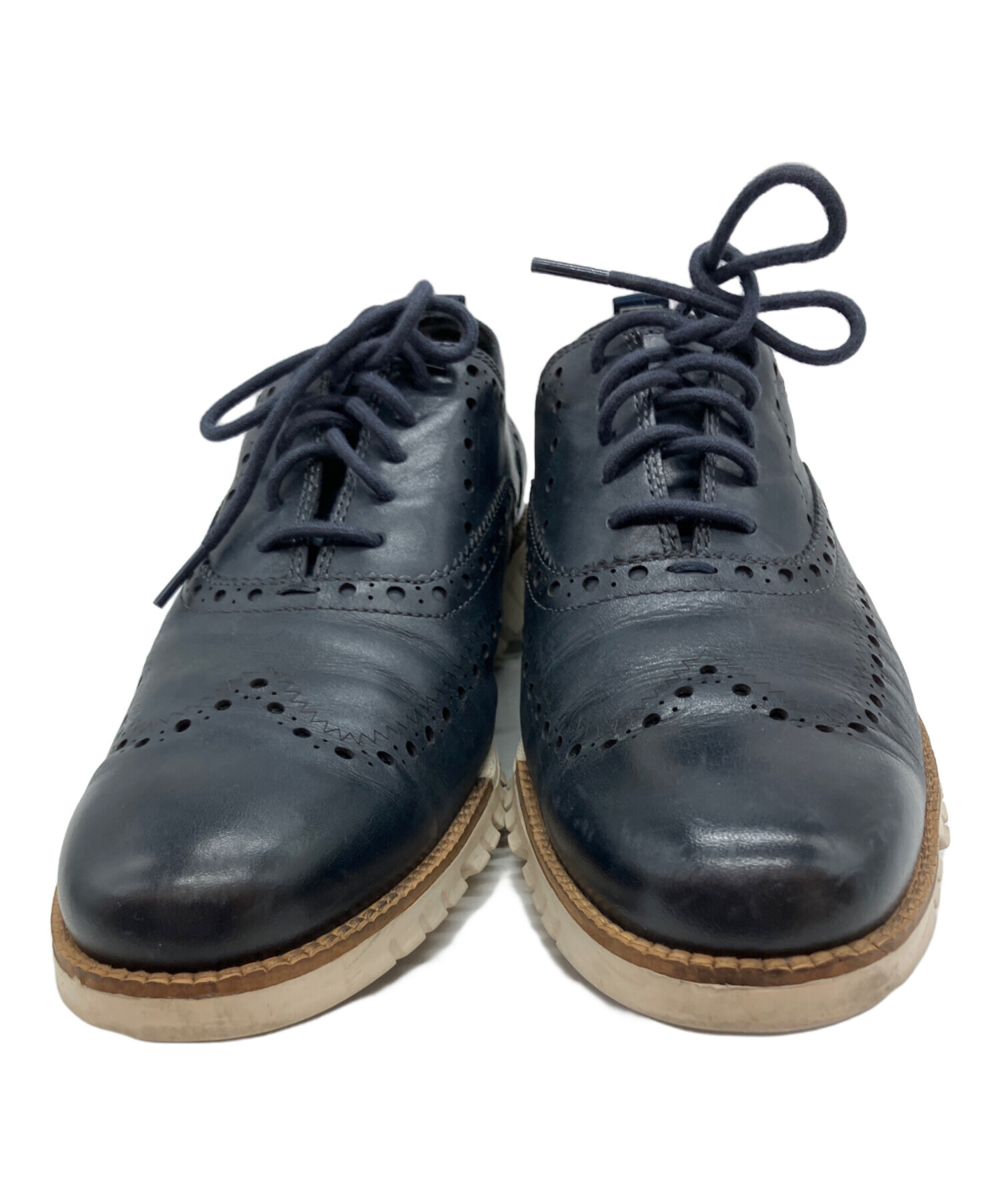 中古・古着通販】COLE HAAN (コールハーン) レザーシューズ ネイビー