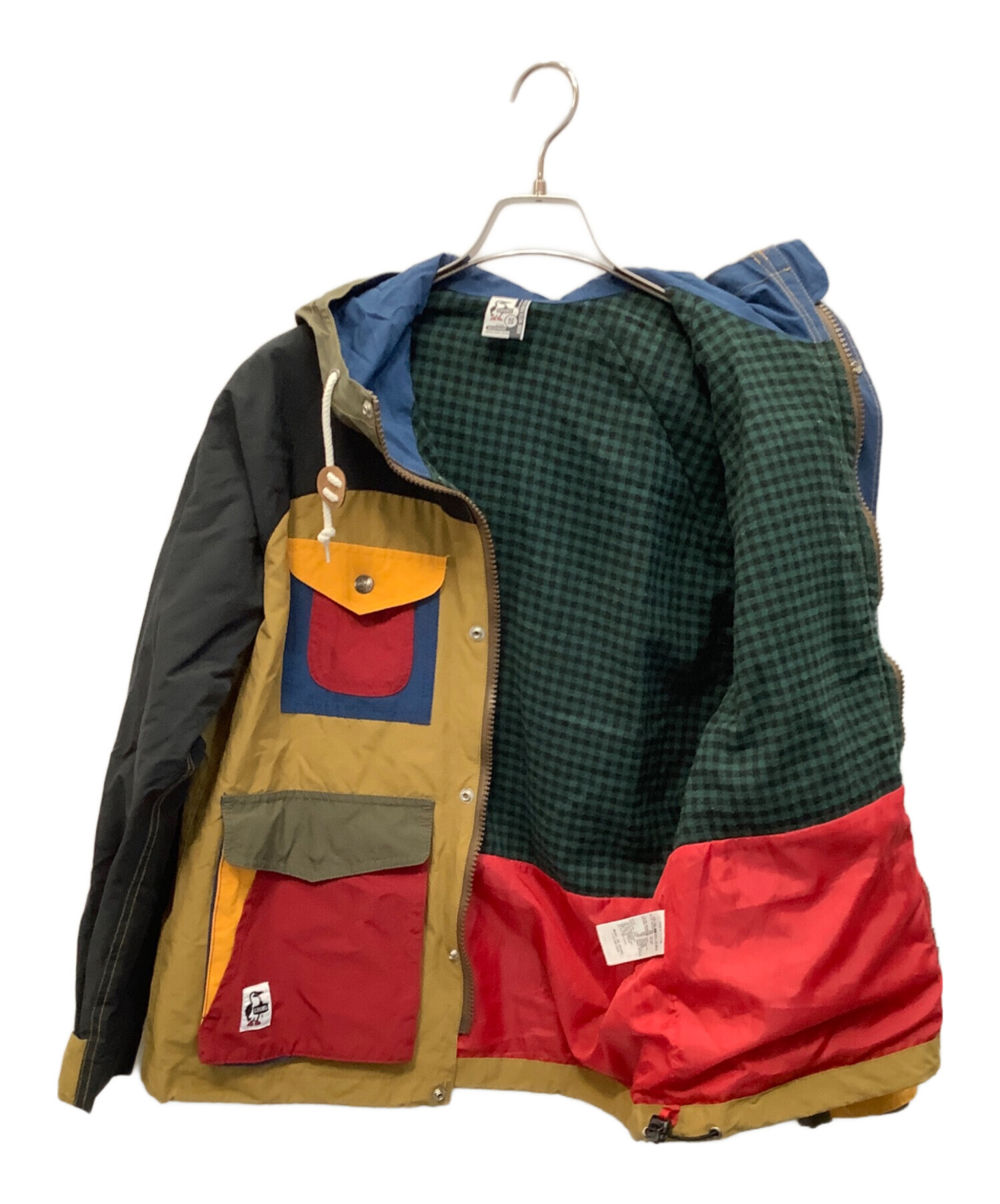 ★XLサイズ★ CHUMS チャムス ブラウンマウンテンパーカー マルチカラー CHUMS チャムス マウンテンパーカー マルチカラー ビッグサイズ カラフル