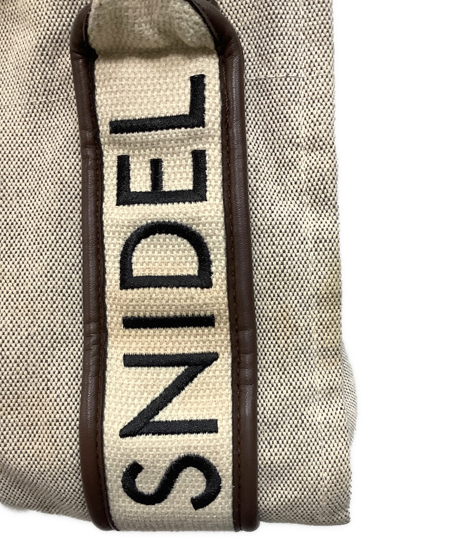 中古・古着通販】Snidel (スナイデル) バンブーロゴバッグ ベージュ 