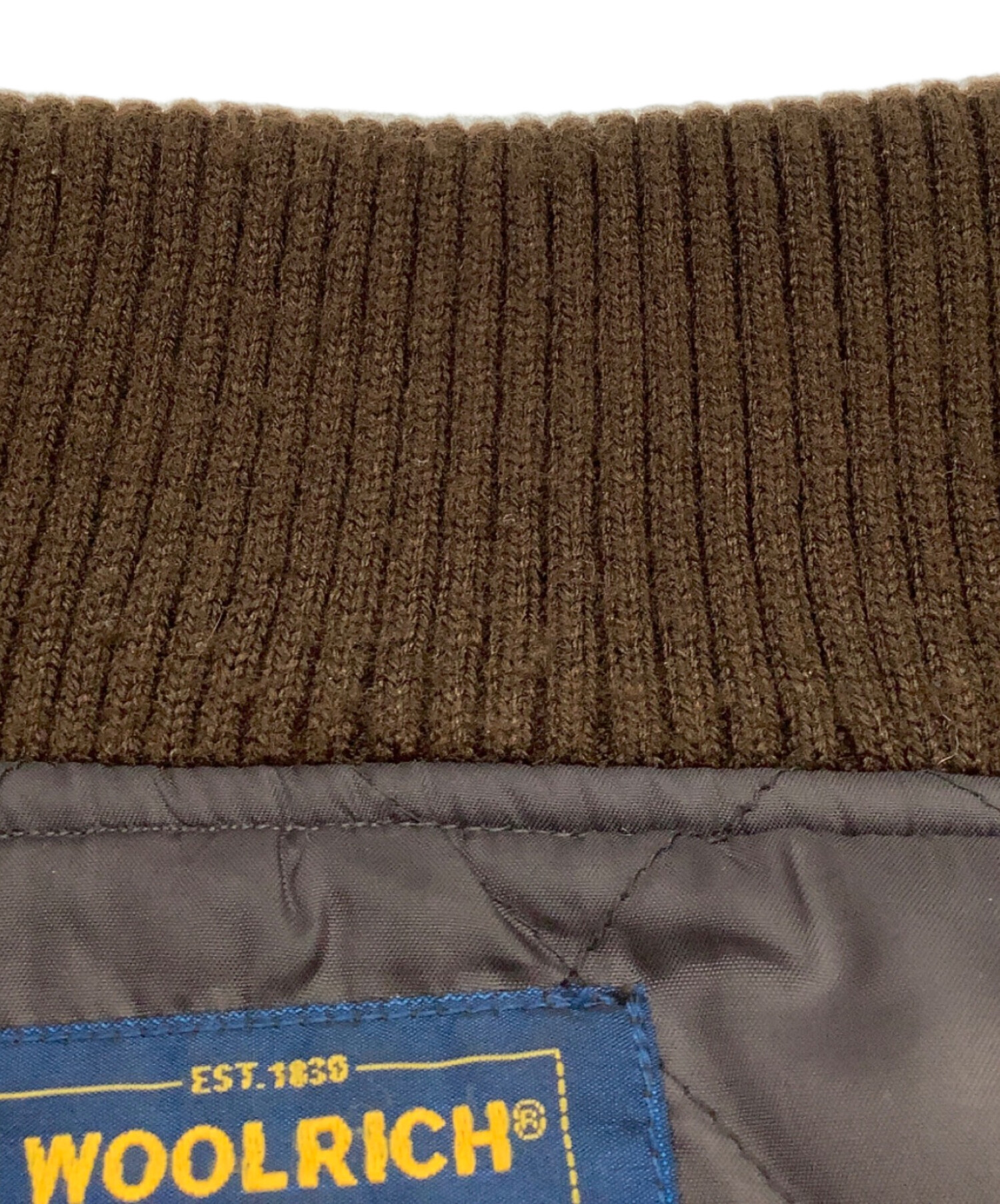 中古・古着通販】WOOLRICH (ウールリッチ) チェックブルゾン ブラウン