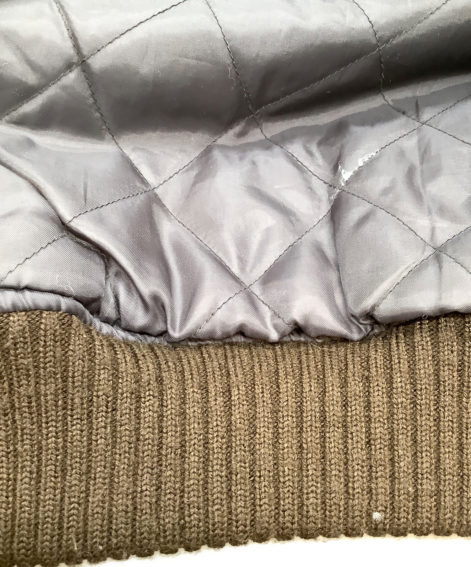 中古・古着通販】WOOLRICH (ウールリッチ) チェックブルゾン ブラウン