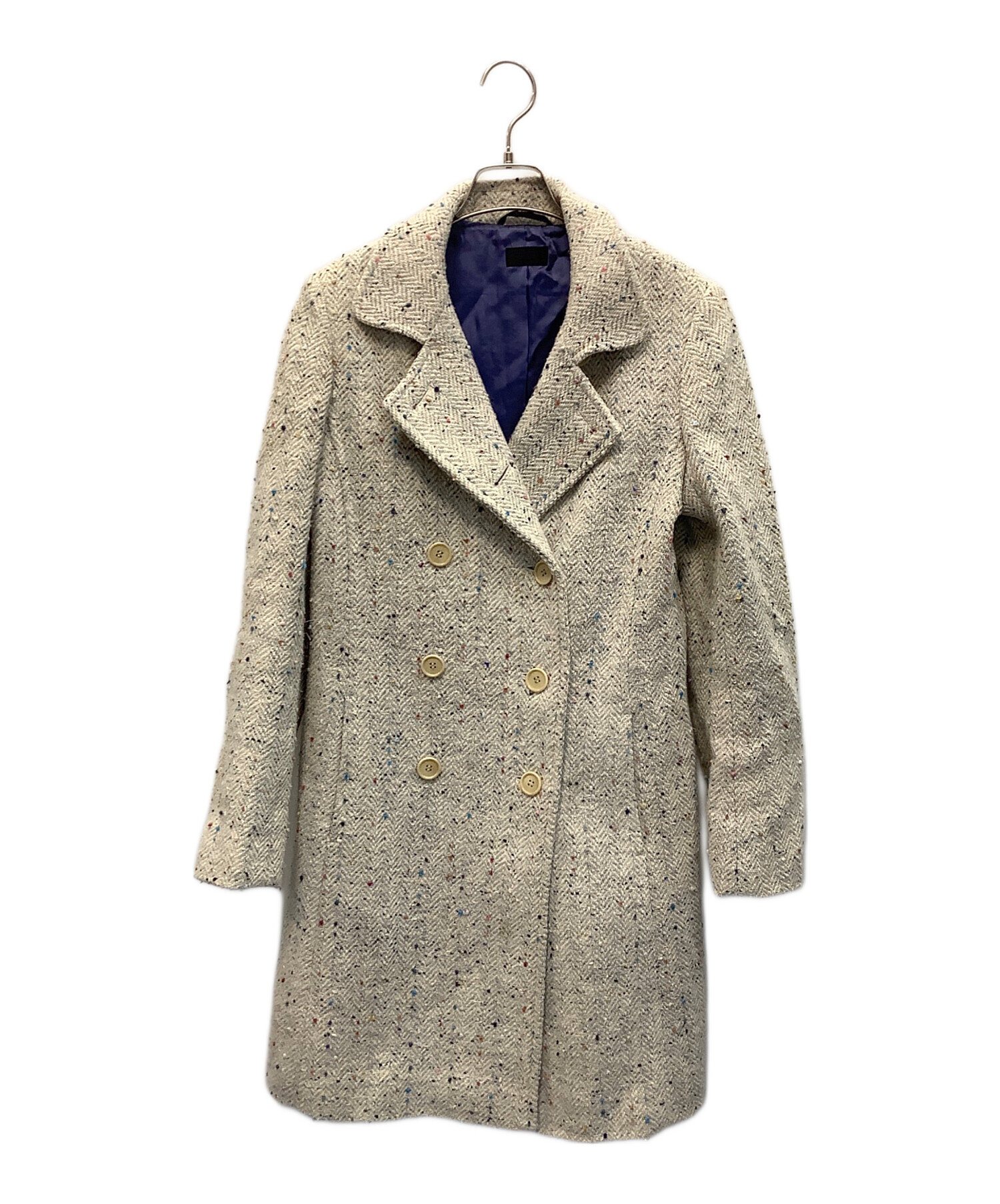 Paul Smith ポールスミス ツイード ロングコート レディース Paul