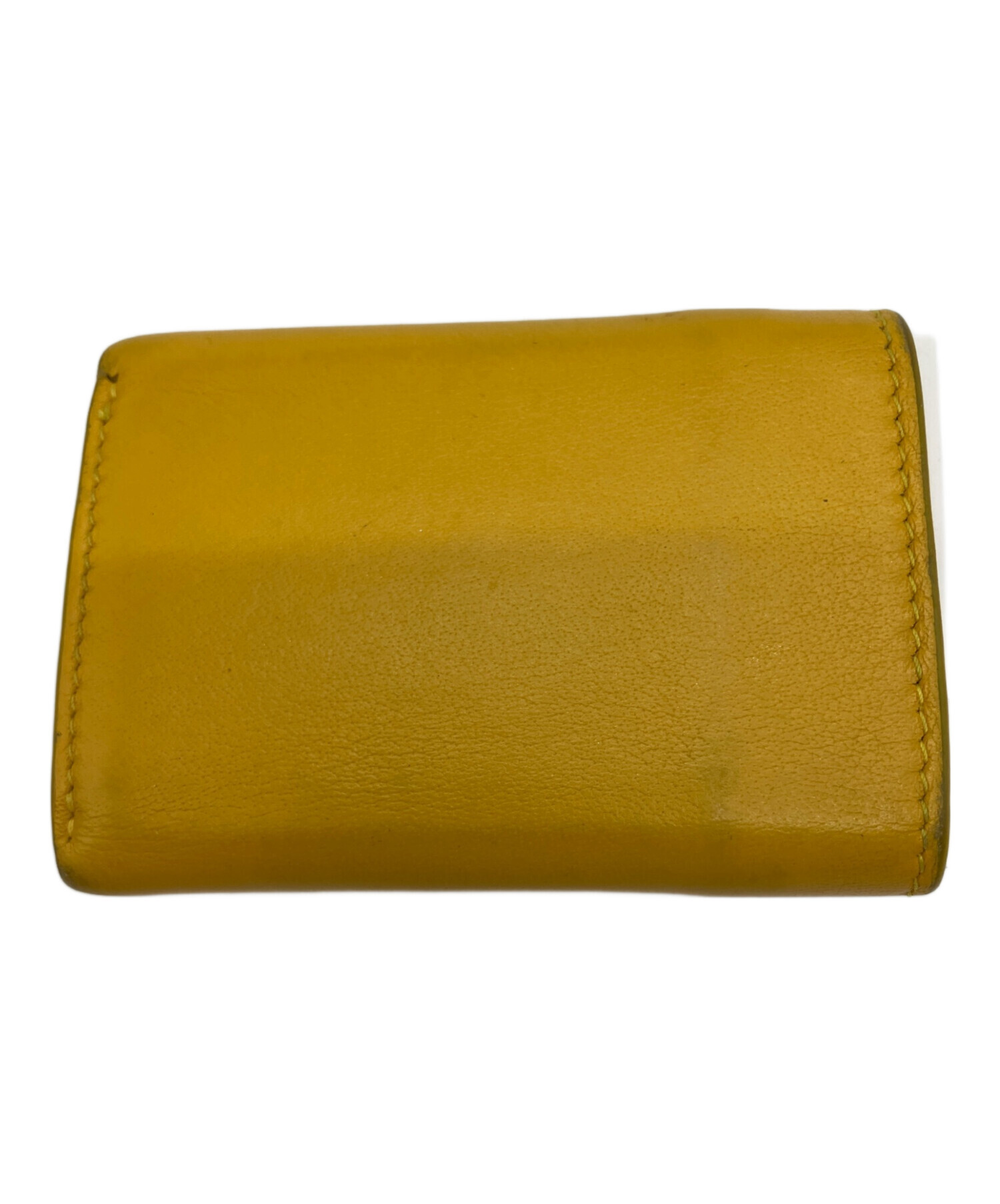 中古・古着通販】BALENCIAGA (バレンシアガ) ミニウォレット イエロー