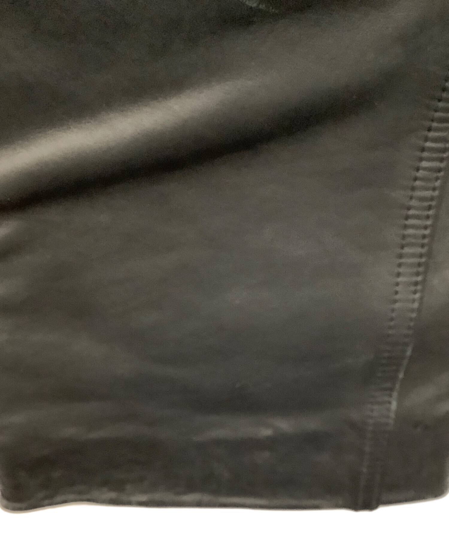 中古・古着通販】LEVI'S (リーバイス) ホースレザーパンツ ブラック