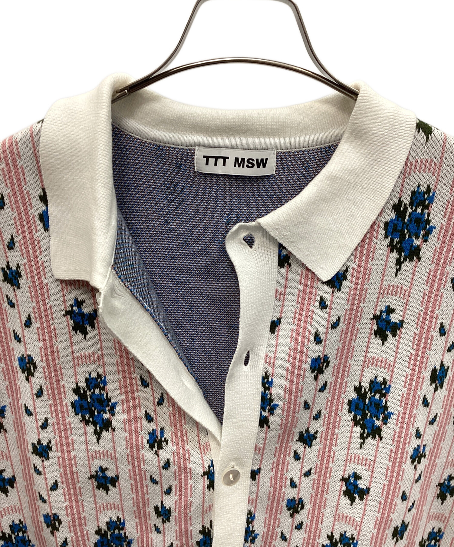 中古・古着通販】TTT MSW (ティー) カーディガン ホワイト サイズ:M