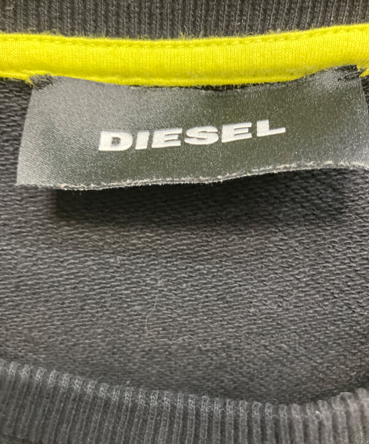 中古・古着通販】DIESEL (ディーゼル) スウェット ブラック サイズ:S