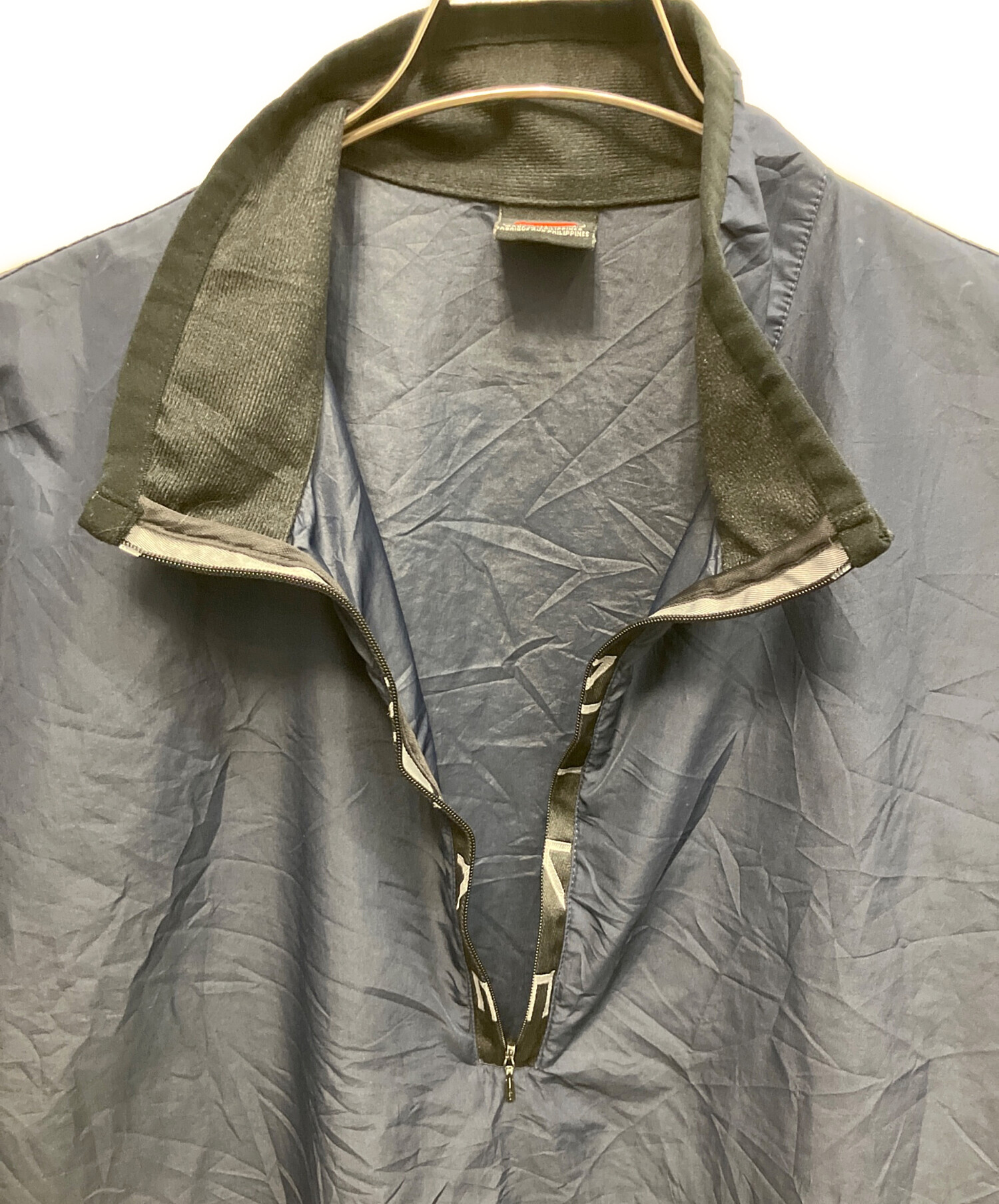 中古・古着通販】NIKE (ナイキ) ハーフジップジャケット ネイビー