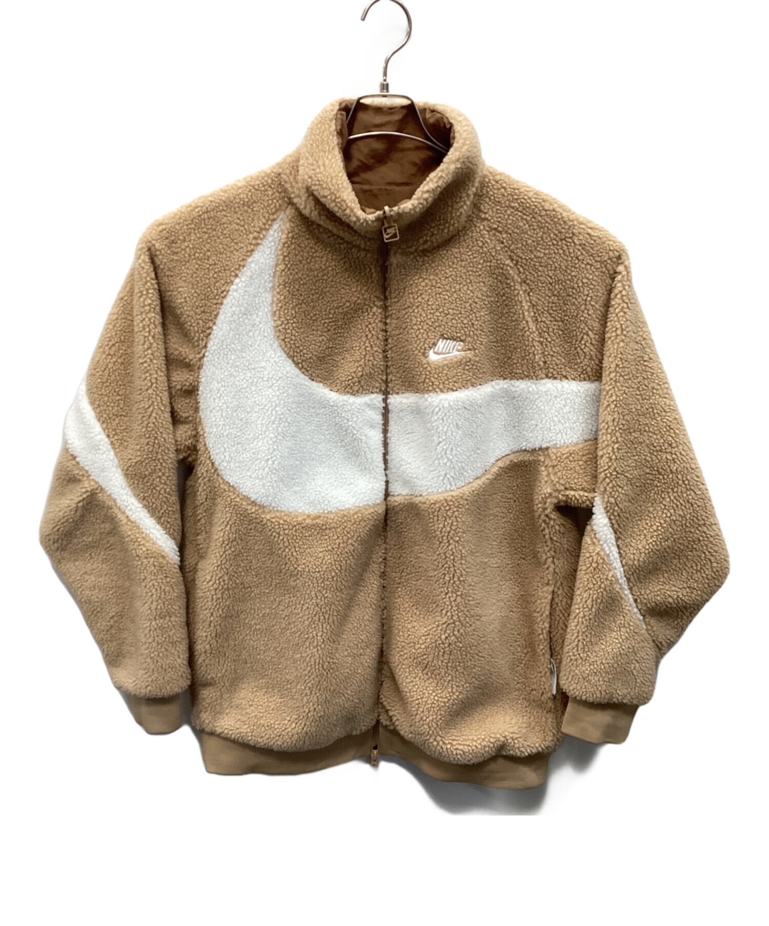 中古・古着通販】NIKE (ナイキ) ボアジャケット ベージュ サイズ:L