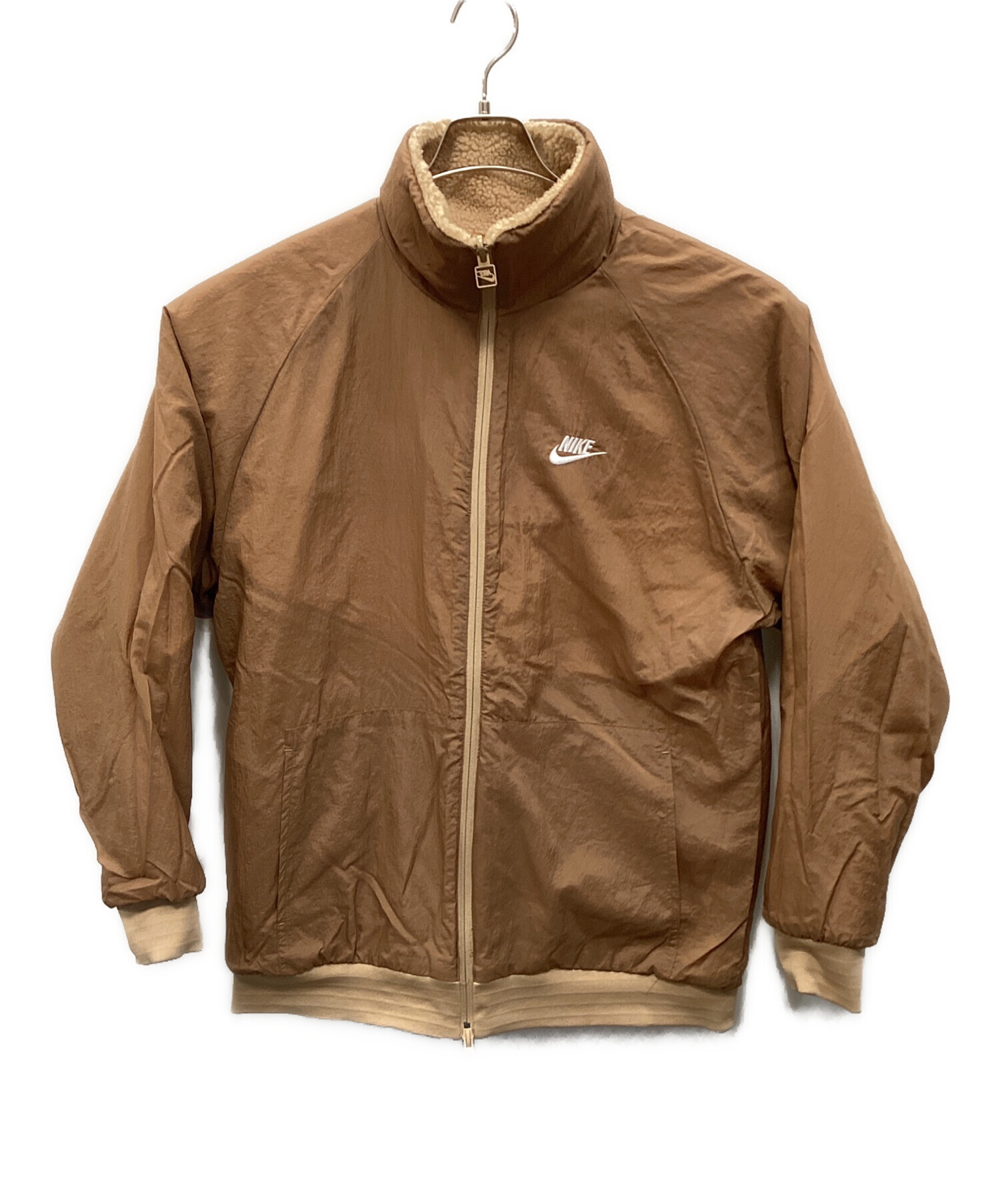 中古・古着通販】NIKE (ナイキ) ボアジャケット ベージュ サイズ:L