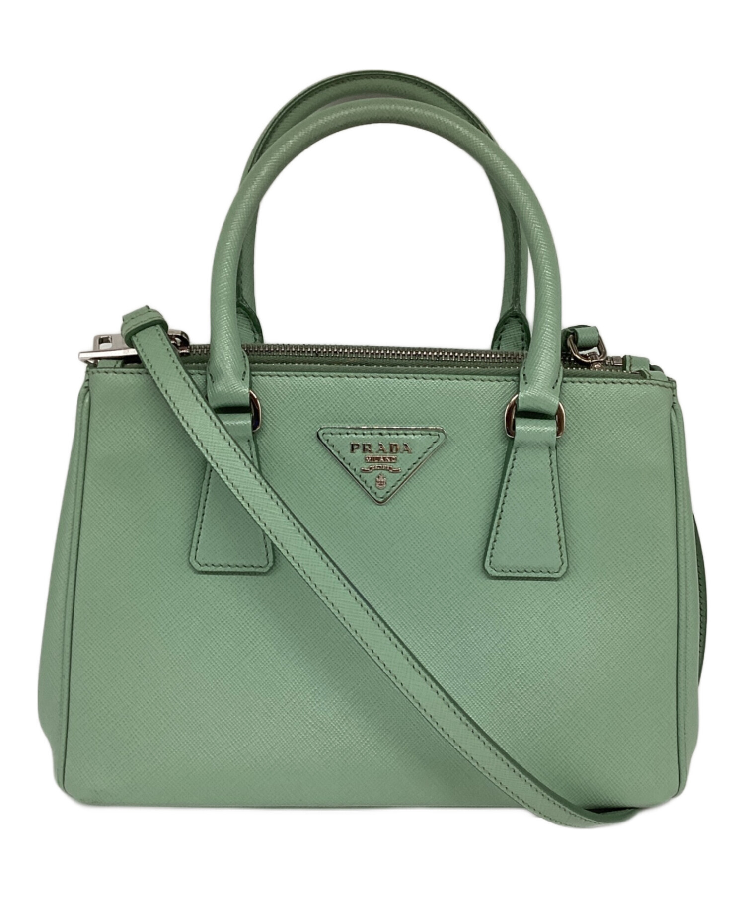 中古・古着通販】PRADA (プラダ) 2WAYバッグ ミントグリーン｜ブランド 