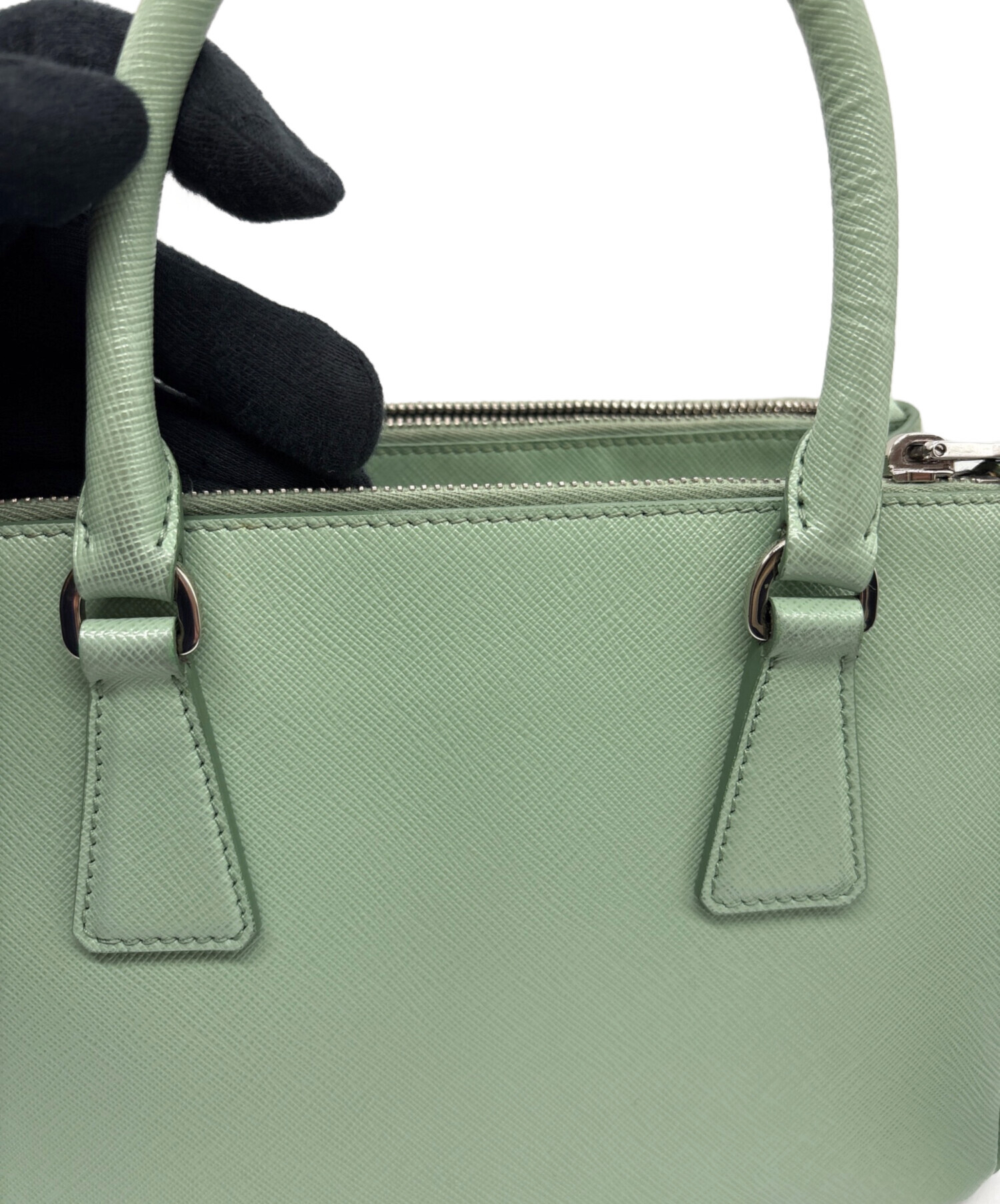中古・古着通販】PRADA (プラダ) 2WAYバッグ ミントグリーン｜ブランド