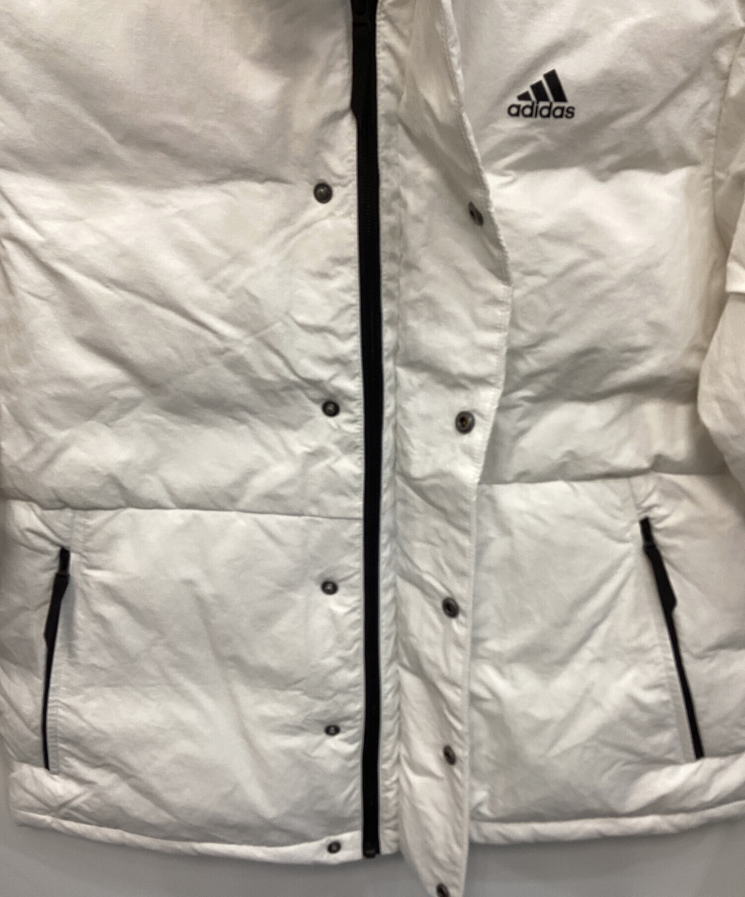 中古・古着通販】adidas (アディダス) ダウンジャケット ホワイト