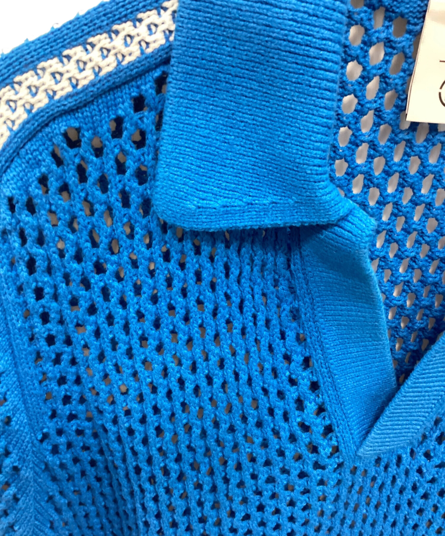 【2XLサイズ】CLOT クロシェポロ adidas ブルー　　ポロシャツ adidas CLOT CROCHET POLO BRBLUE （アディダス クロット
