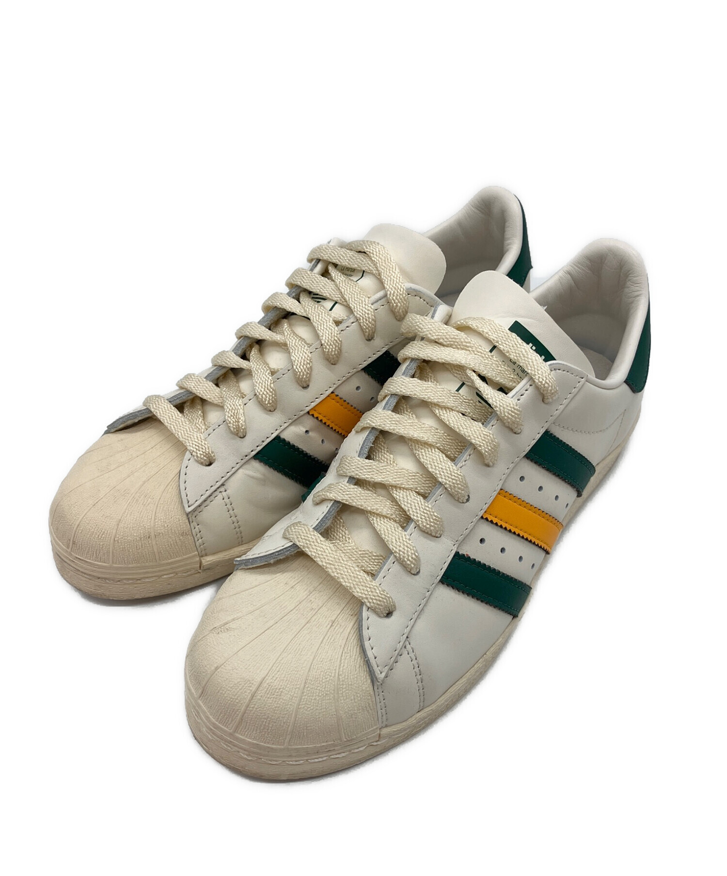 中古・古着通販】adidas (アディダス) スニーカー アイボリー×グリーン 