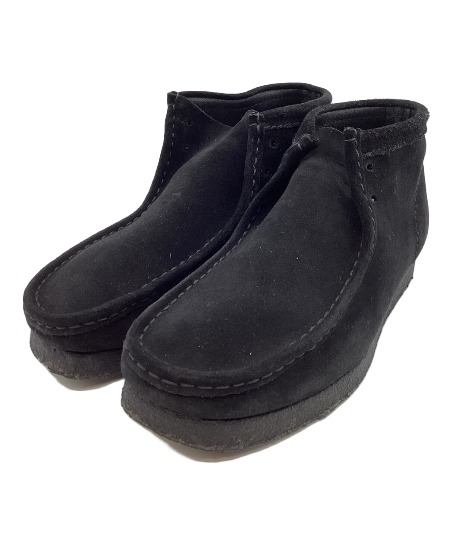中古・古着通販】CLARKS (クラークス) Wallabee Boot ブラック サイズ 