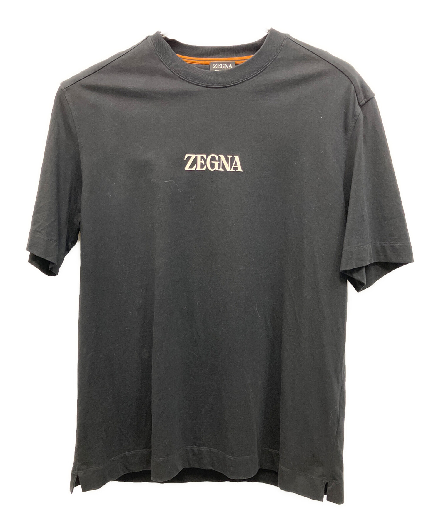 中古・古着通販】ZEGNA (ゼニア) 半袖カットソー ブラック サイズ:L