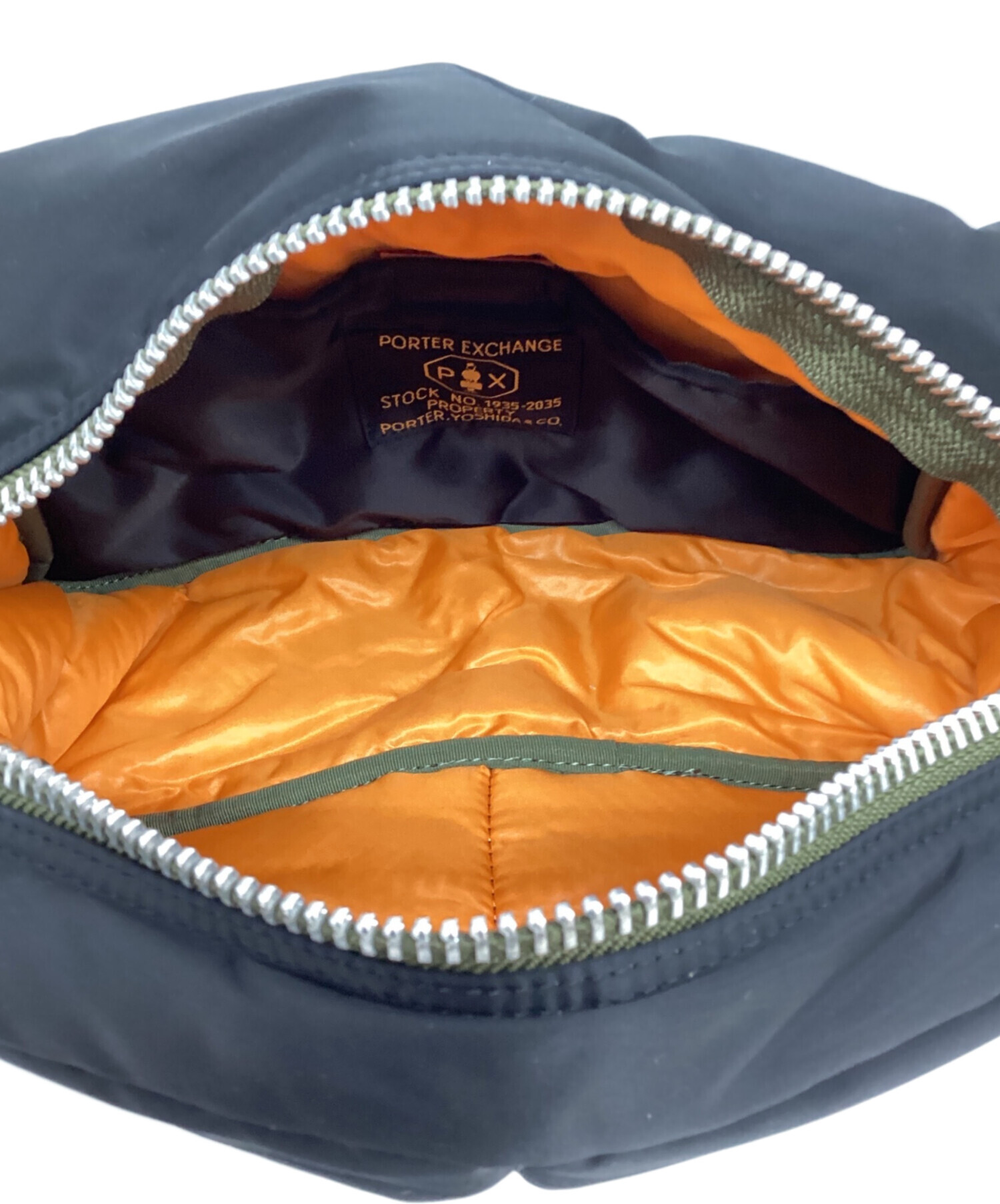 中古・古着通販】PORTER (ポーター) ウエストバッグ ブラック 中古・古着通販】PORTER (ポーター) ウエストバッグ ブラック