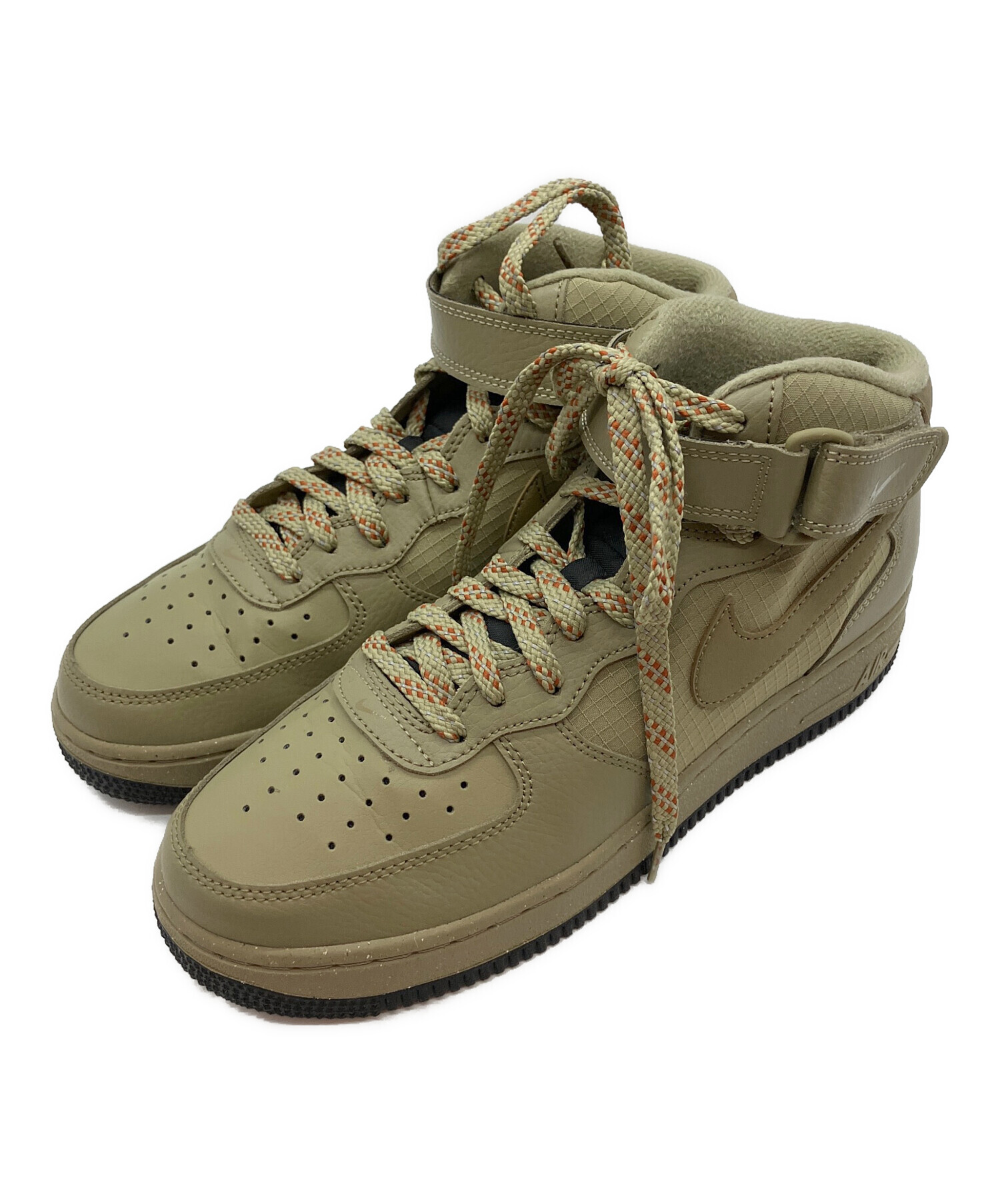 NIKE ナイキ スニーカー 27cm カーキ 【古着】【中古】 中古・古着通販】NIKE (ナイキ) AIR FORCE 1 MID 07 スニーカー カーキ