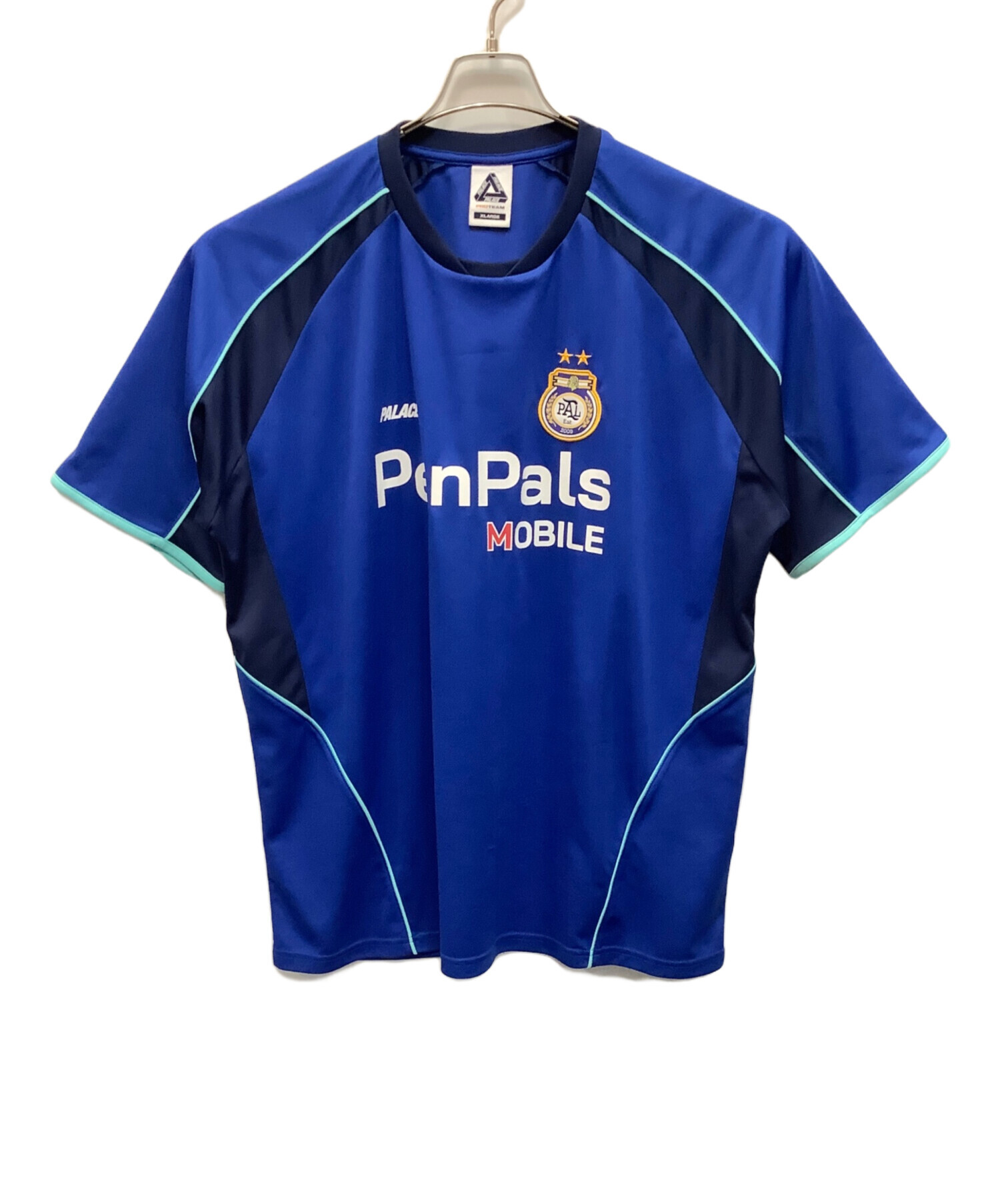 中古・古着通販】PALACE (パレス) ゲームシャツ ブルー サイズ:XL